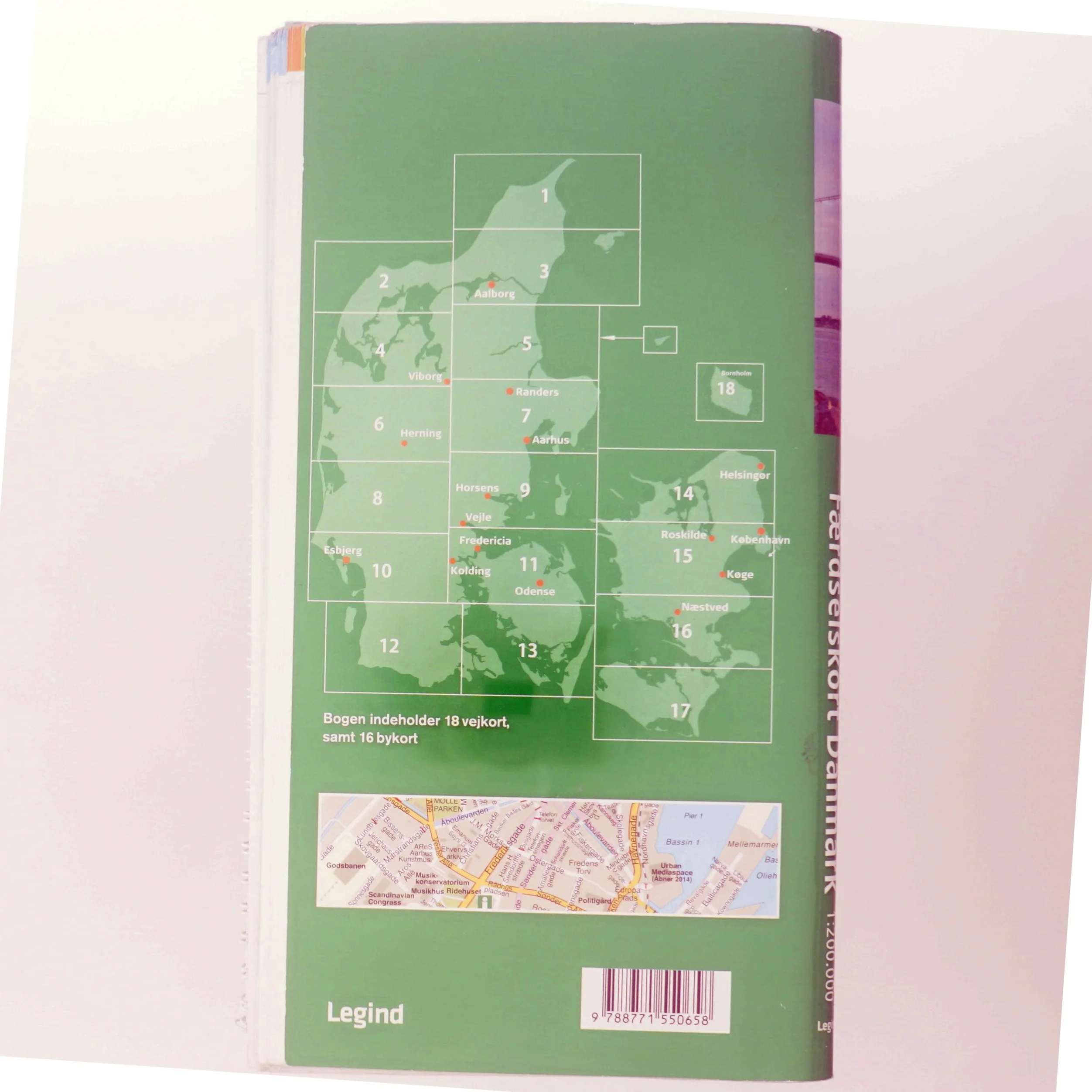 Færdselskort Danmark. 2015-2016 (Bog)