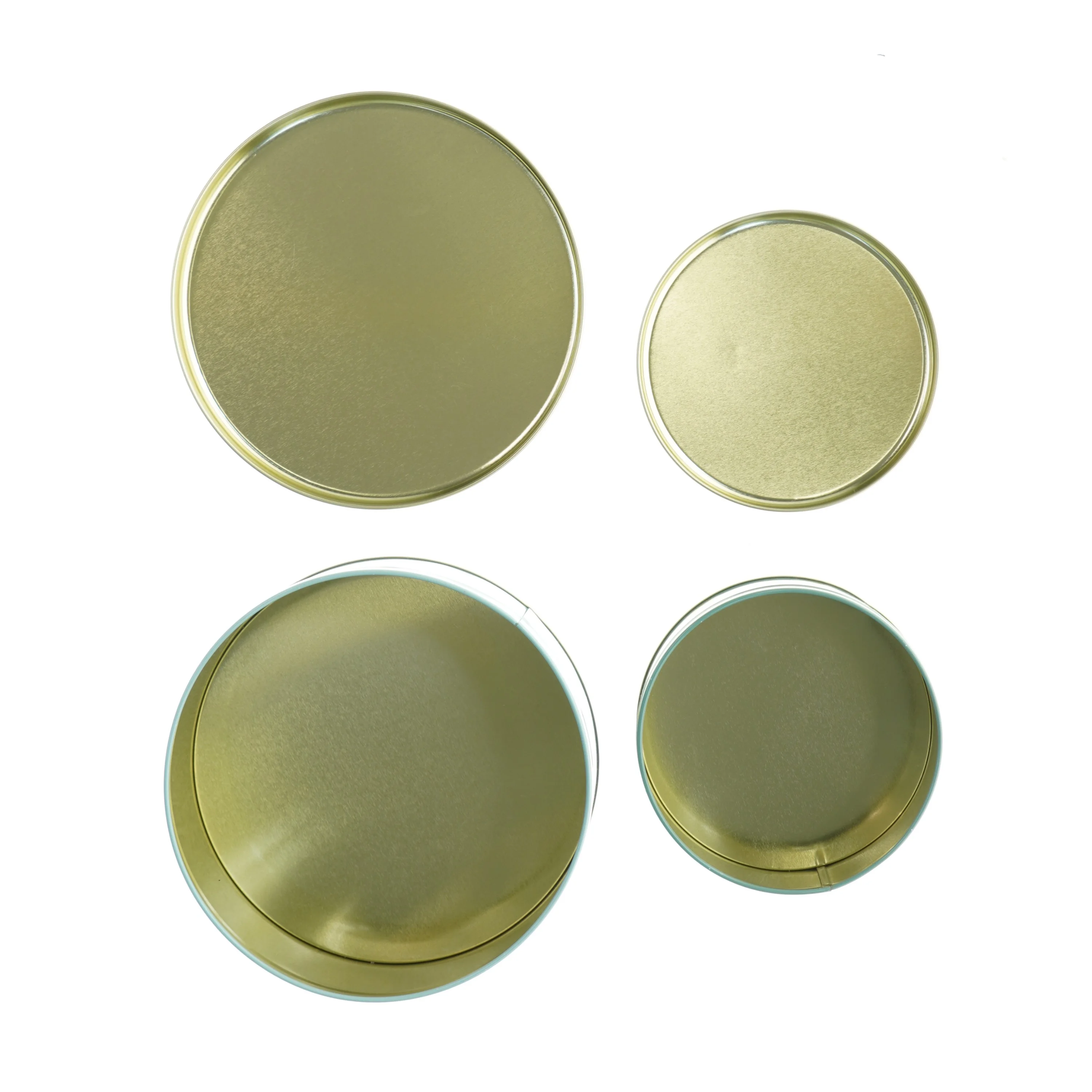 Dekorative dåser med stjernemotiv fra Søstrene Grene (str. 18 x 8 cm og 12 x 6 cm)