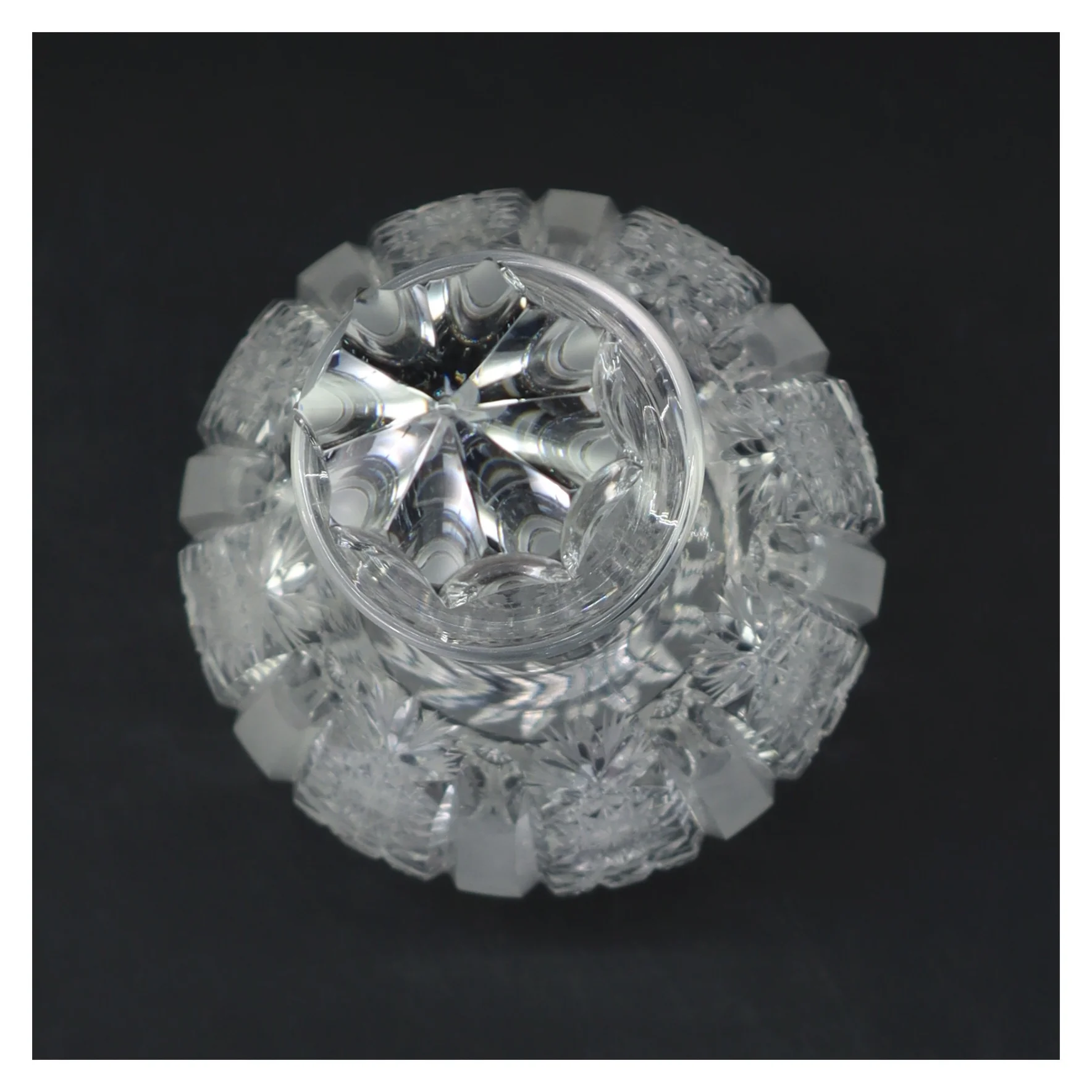 Dekorativ karaffel i glas (str. 32,5 cm)