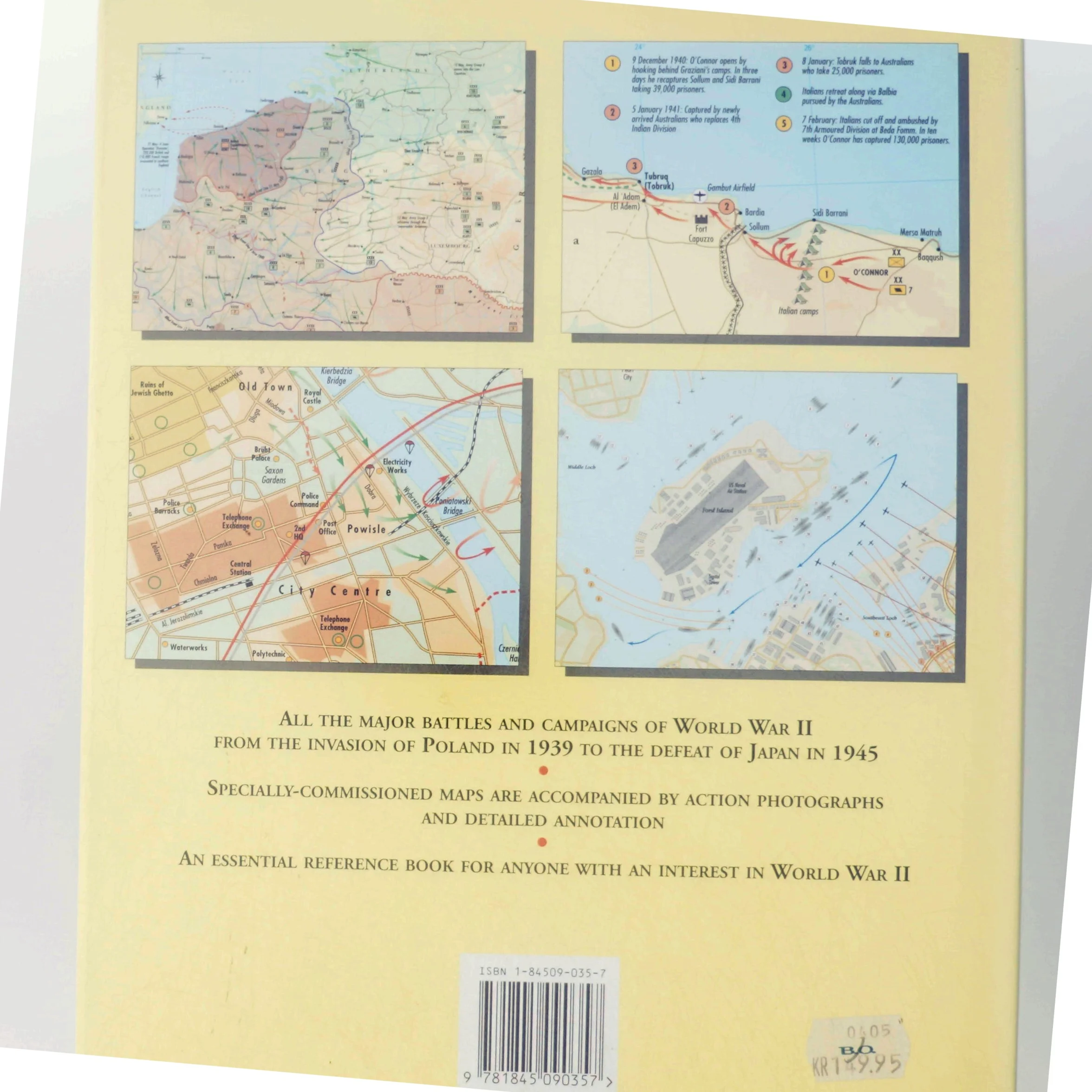 Atlas of world war II (Bog)