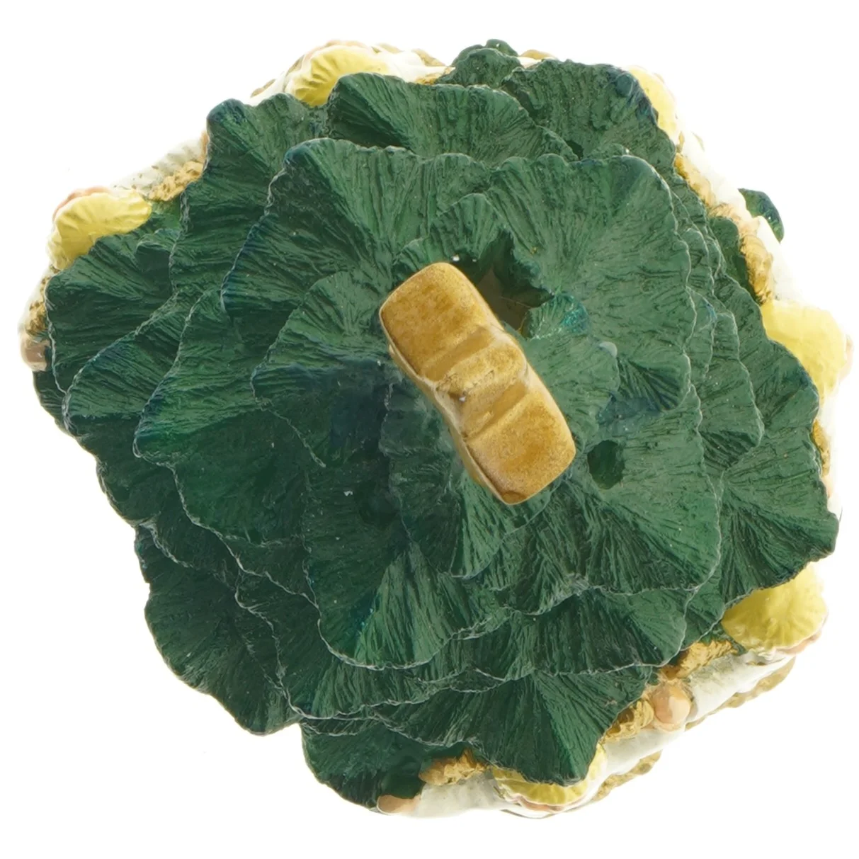 Juletræ med engle, keramik, til lys