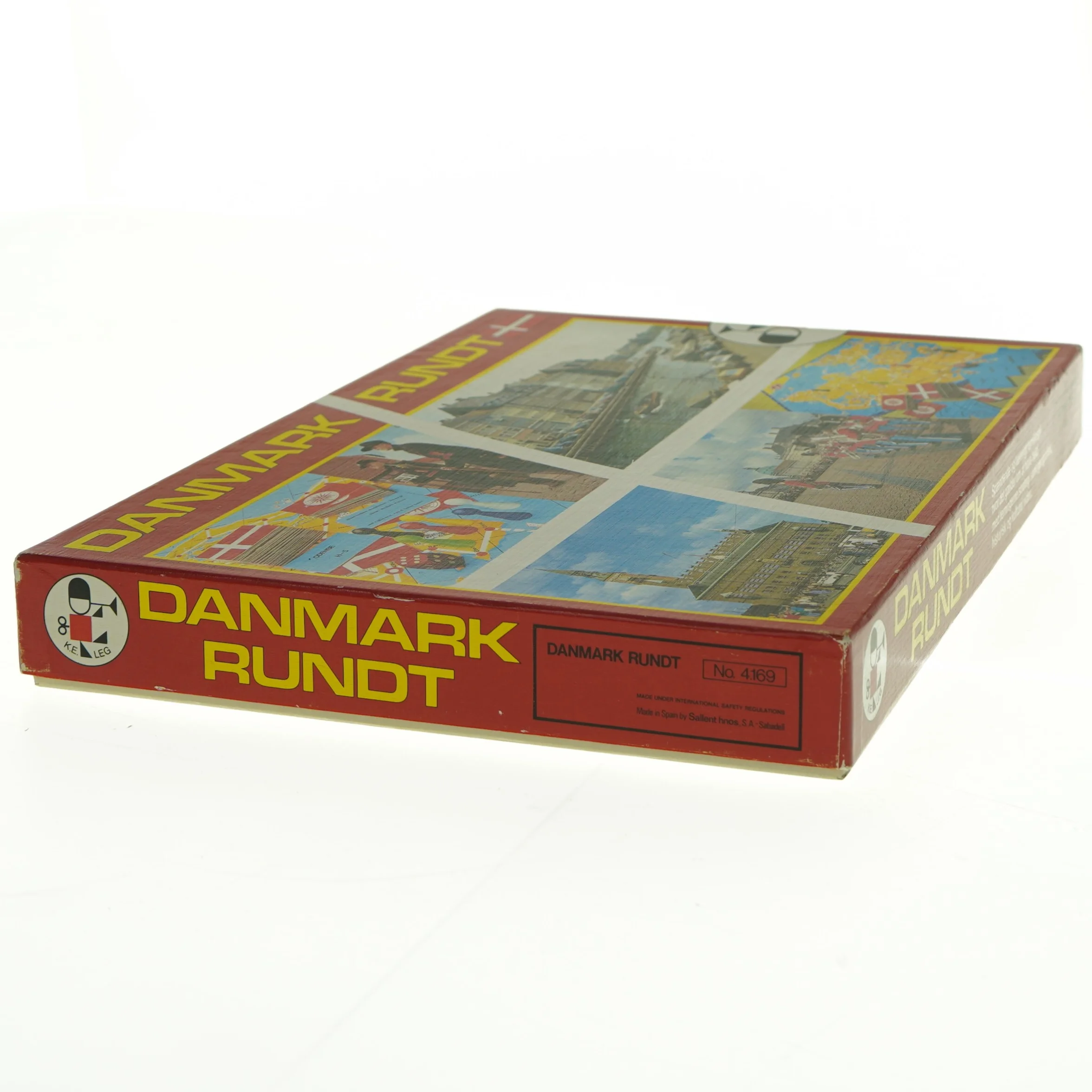Danmark Rundt brætspil (str. 33 x, 22,5 cm)