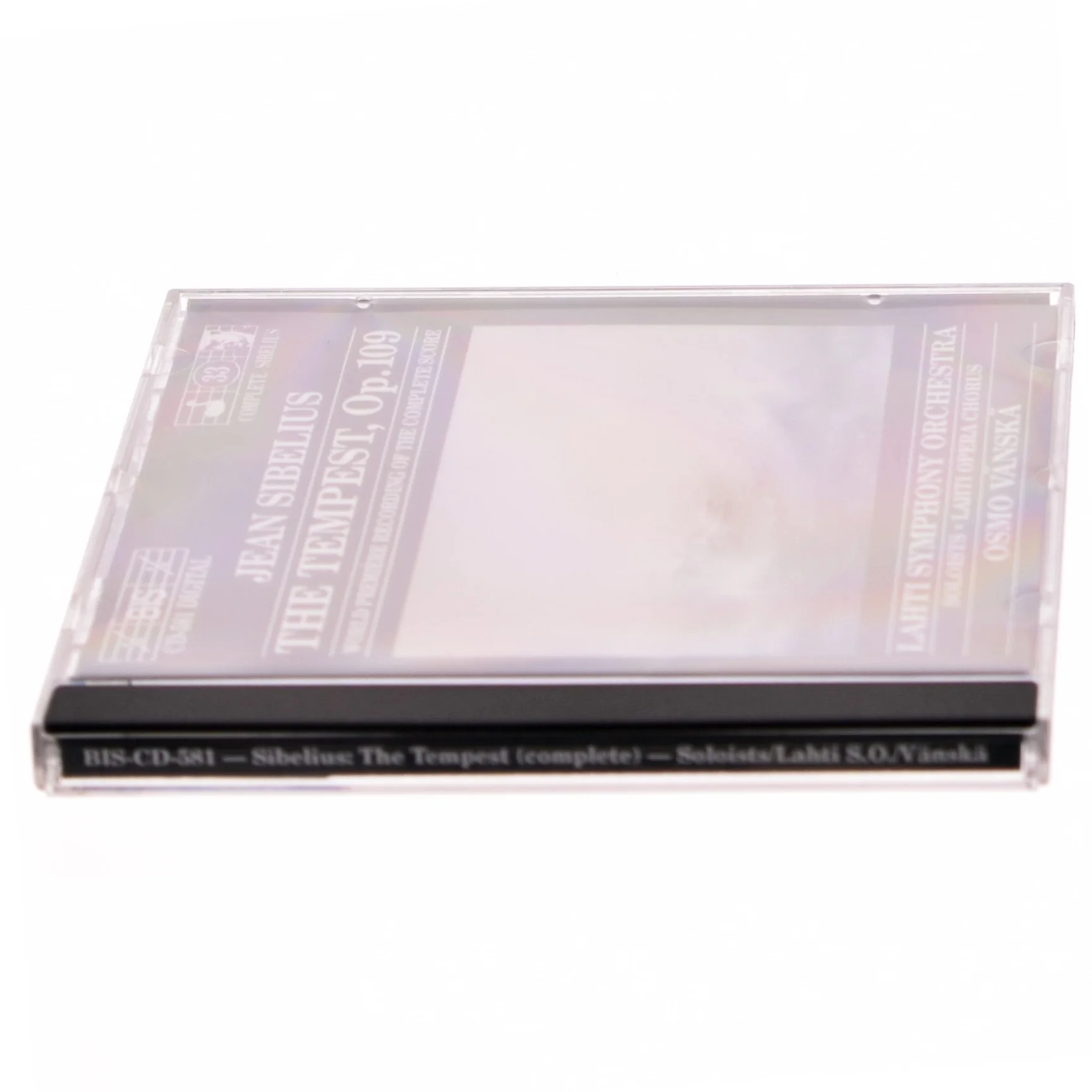 Jean Sibelius: The Tempest, Op.109 med Lahti Symphony Orchestra (DVD)