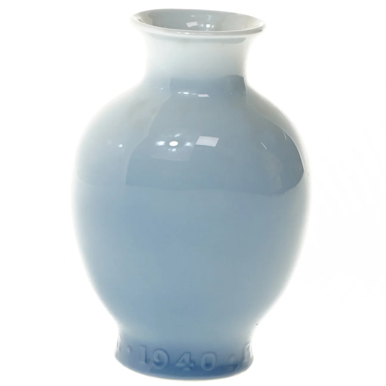 Vase med kirke motiv fra Royal Copenhagen (str. 18 cm)