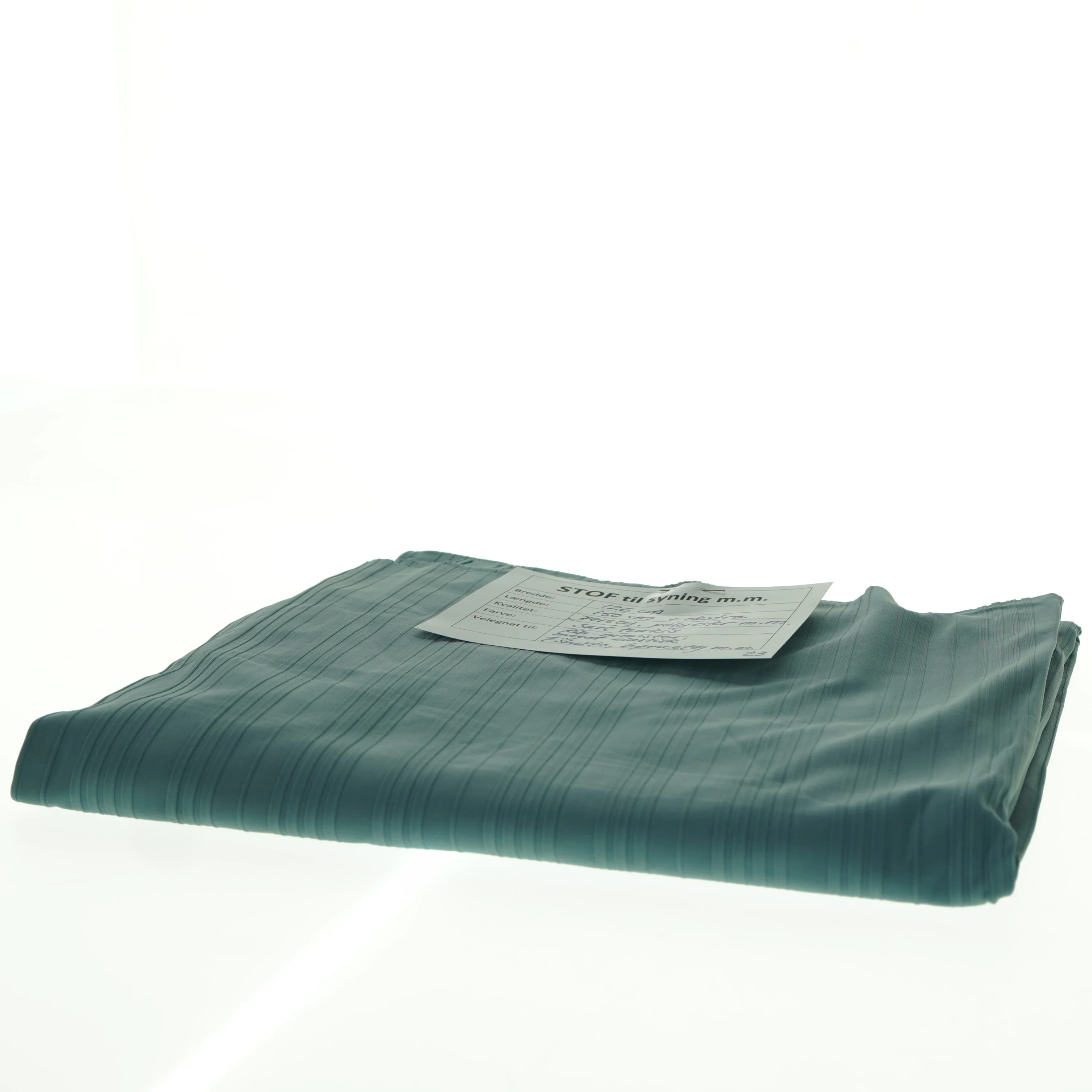 Stof, jersey, fladt ribmønster (126 cm x 150 cm)