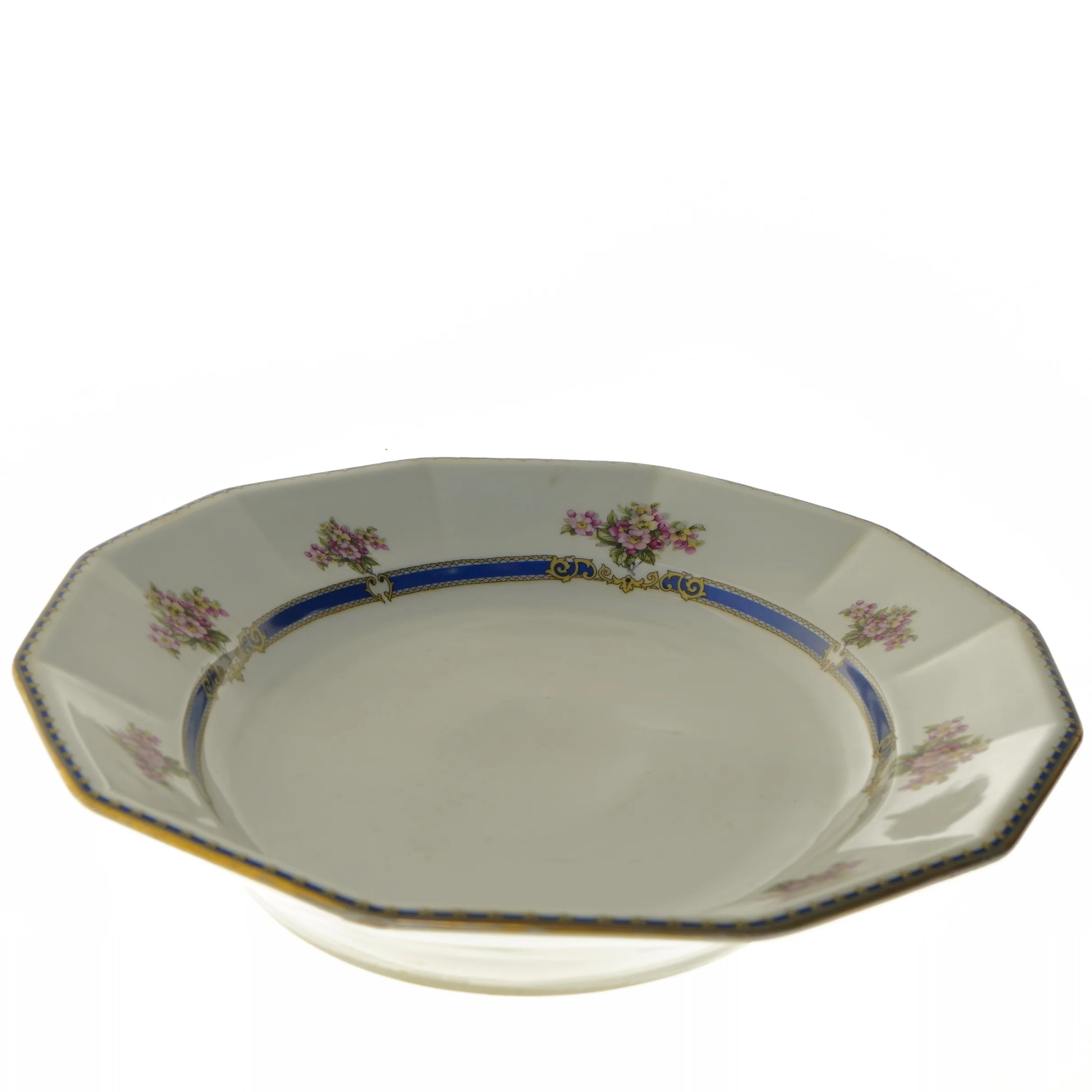 Stort serveringsfad i porcelæn fra Schlaggenwald (str. 47 cm)