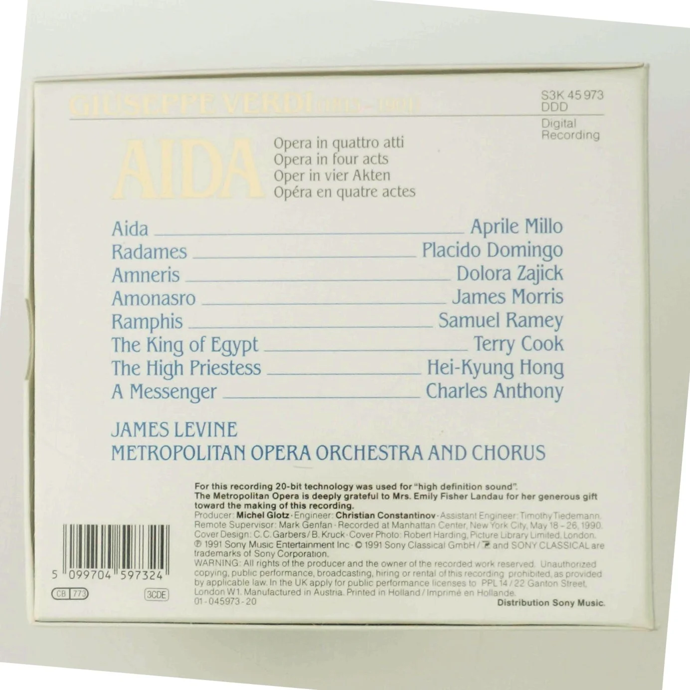 Aida med Aprile Millo (DVD)