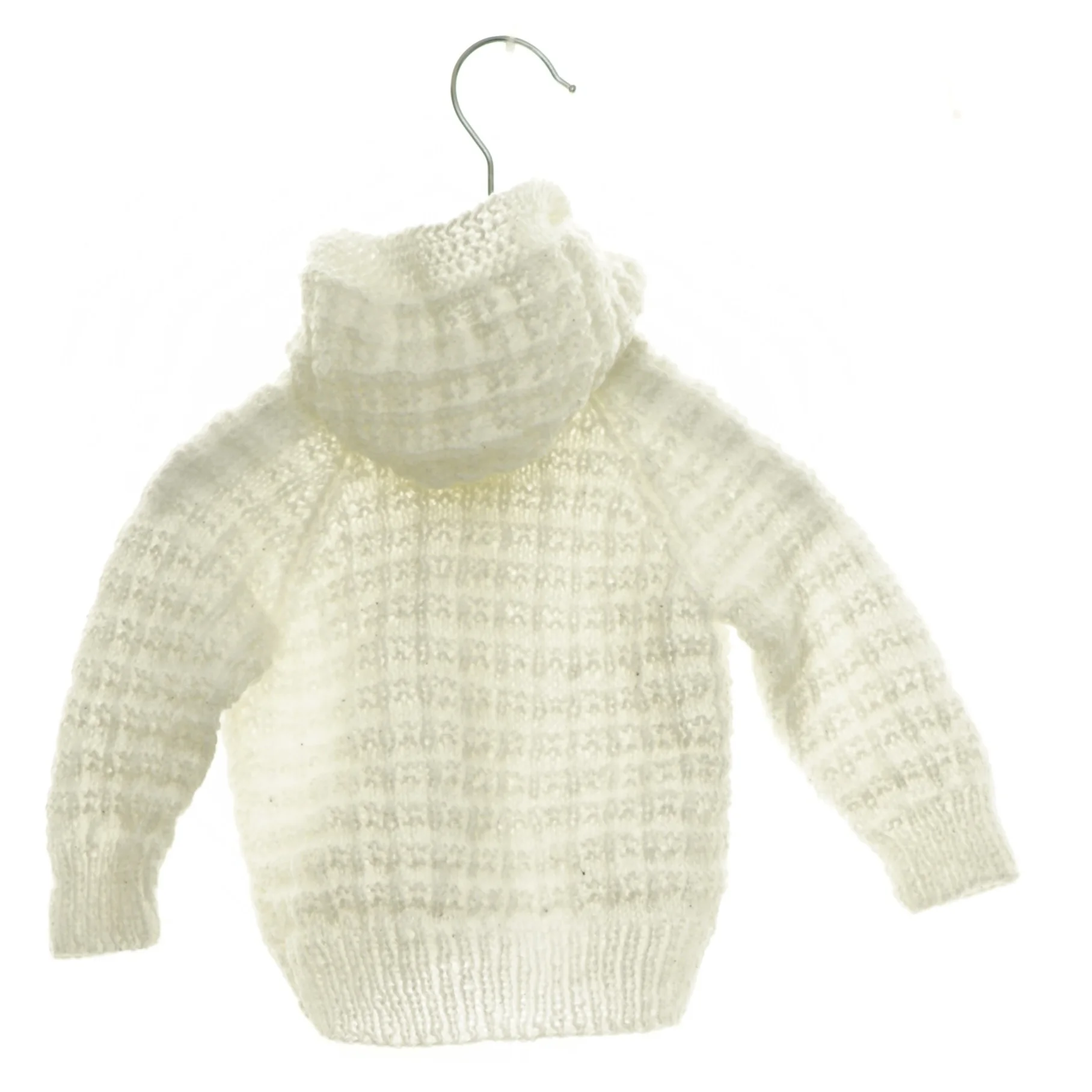 Hjemmestrikket Cardigan (str. 62 cm)