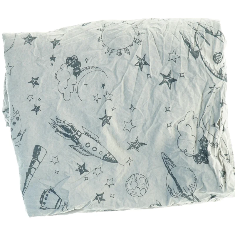 Sengetøj med rummotiv (str. 176 x 132 cm)