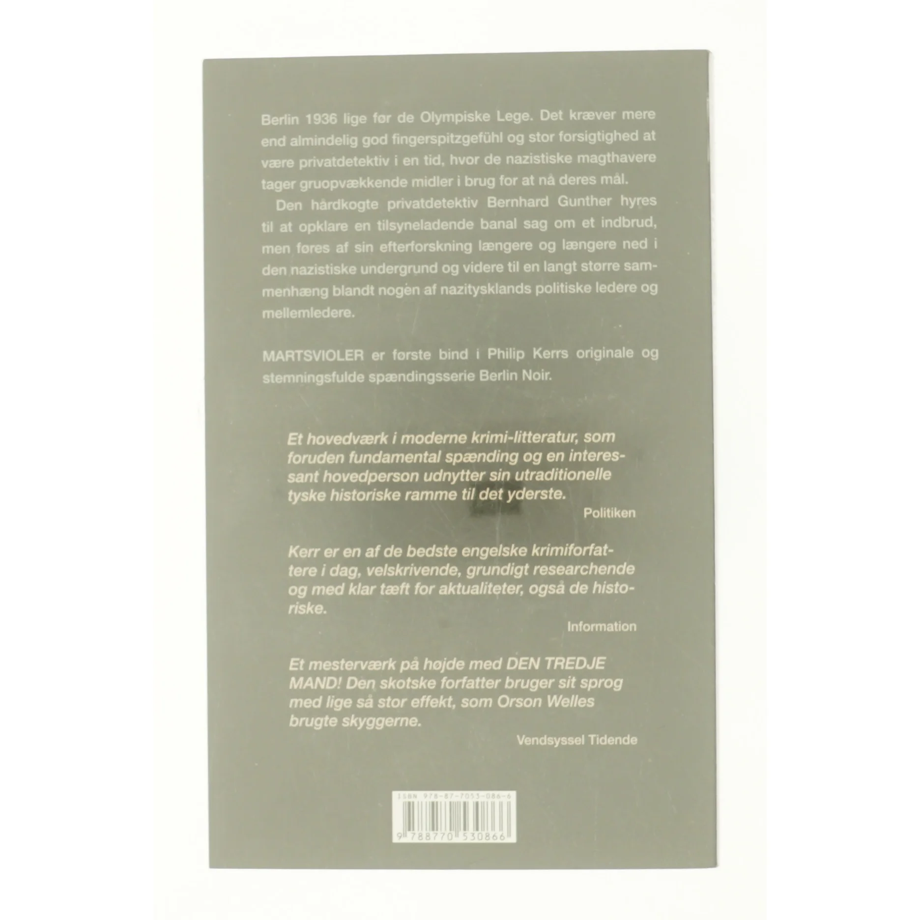 Martsvioler af Philip Kerr (Bog)