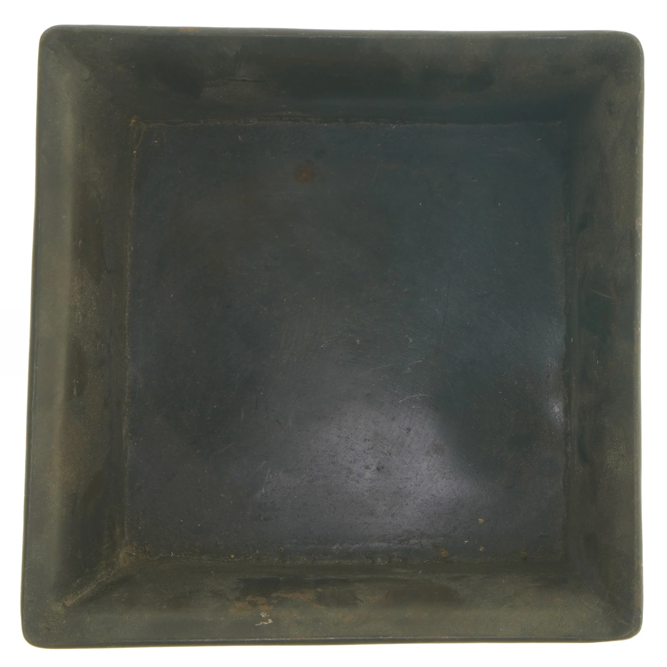 Kvadratisk metalblomsterpotte med ben fra Ilva (str. 22,5x22,5x10 cm)