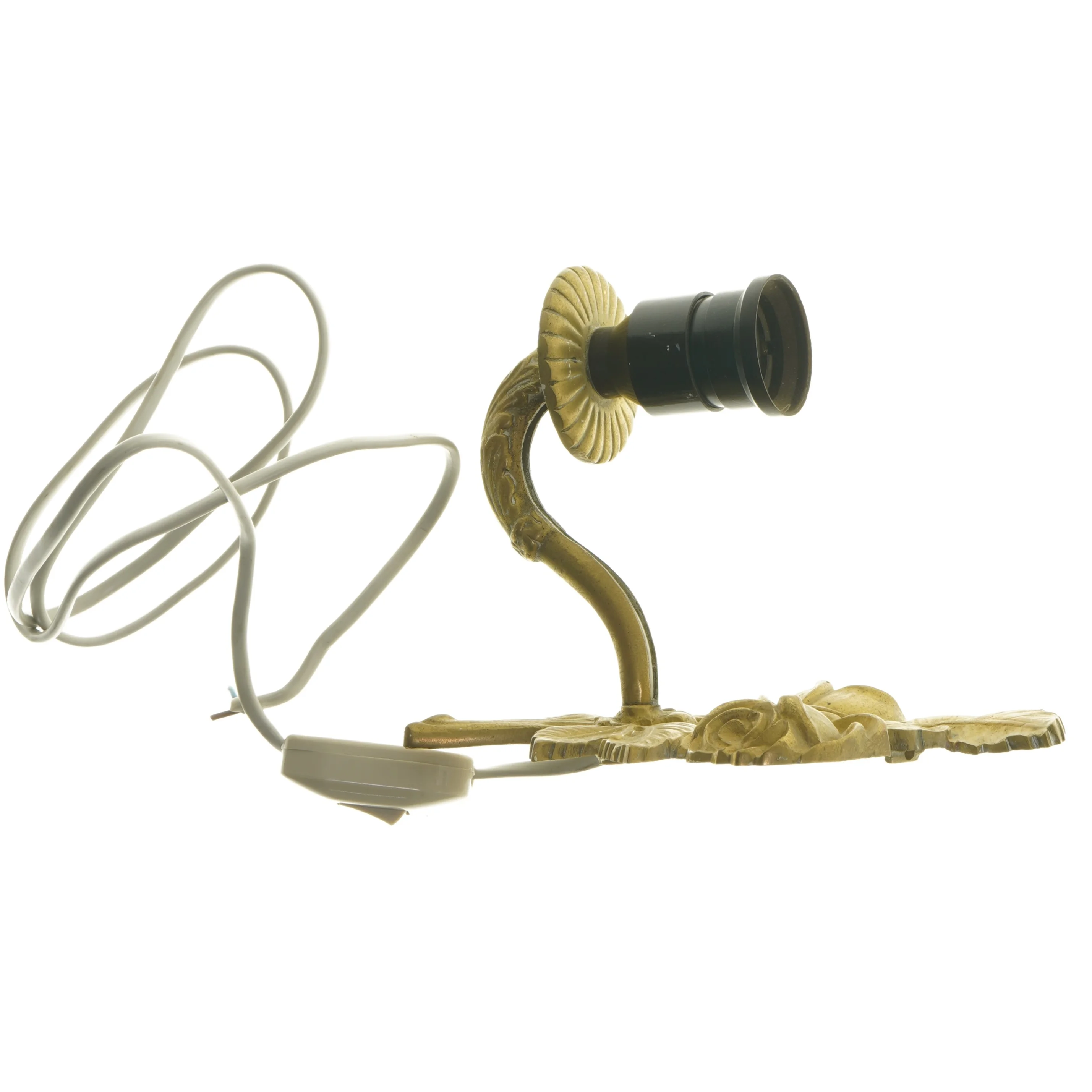 Vægmonteret roseformet lampeholder (str. 21 cm)