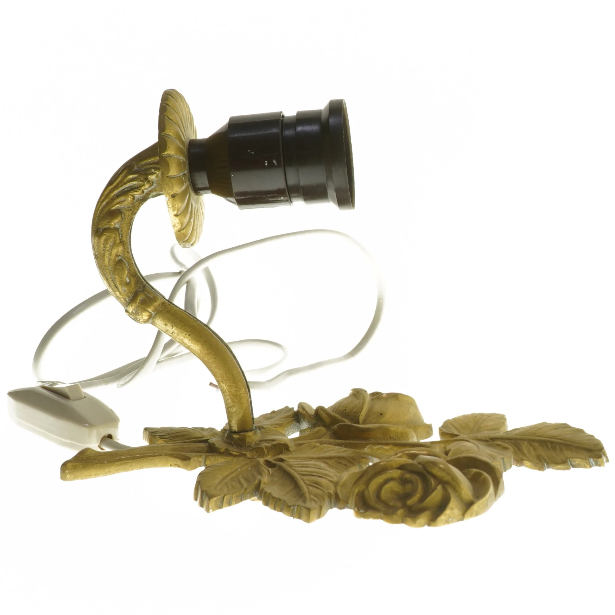 Vægmonteret roseformet lampeholder (str. 21 cm)