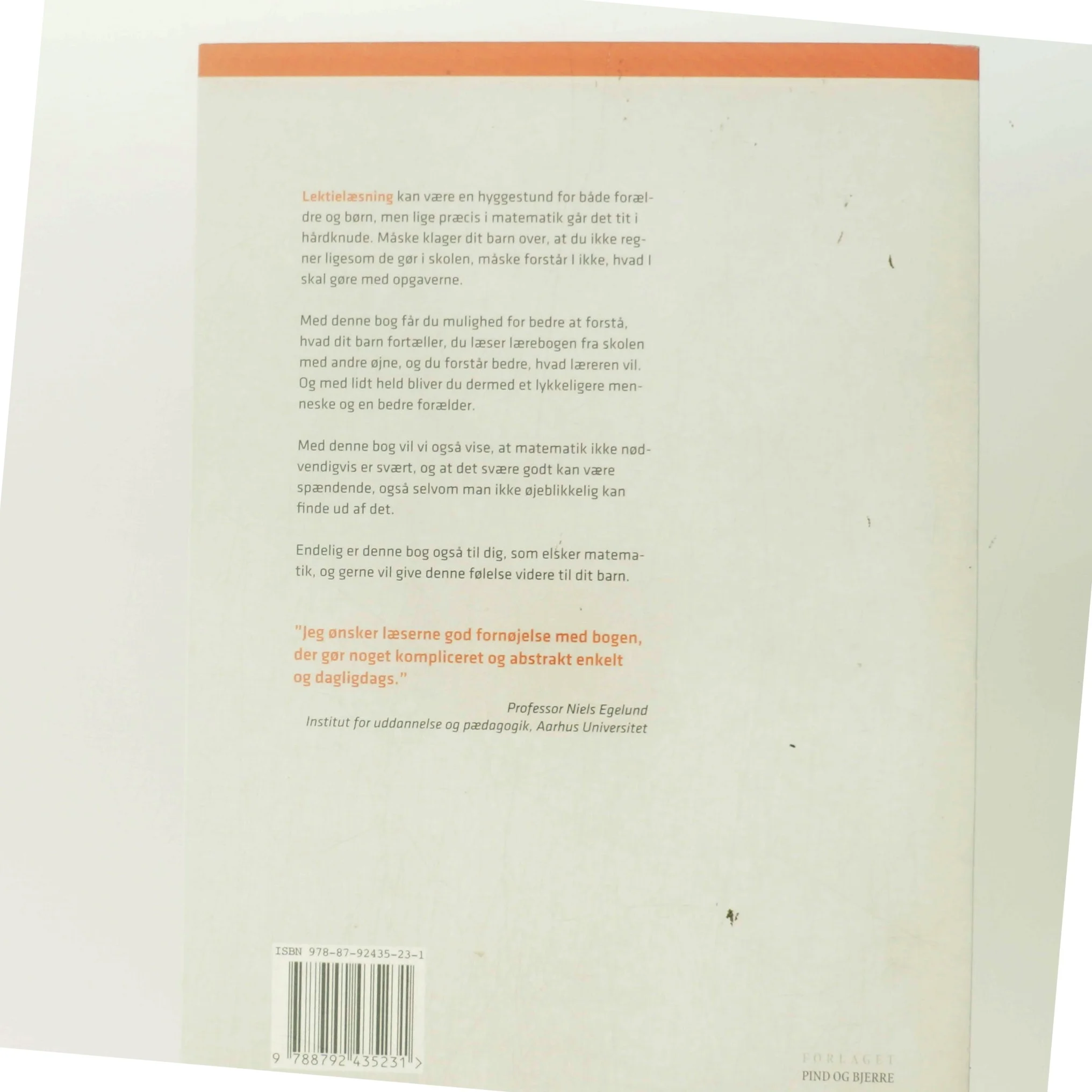 Du kan regne med dit barn af Erik Bjerre (Bog)