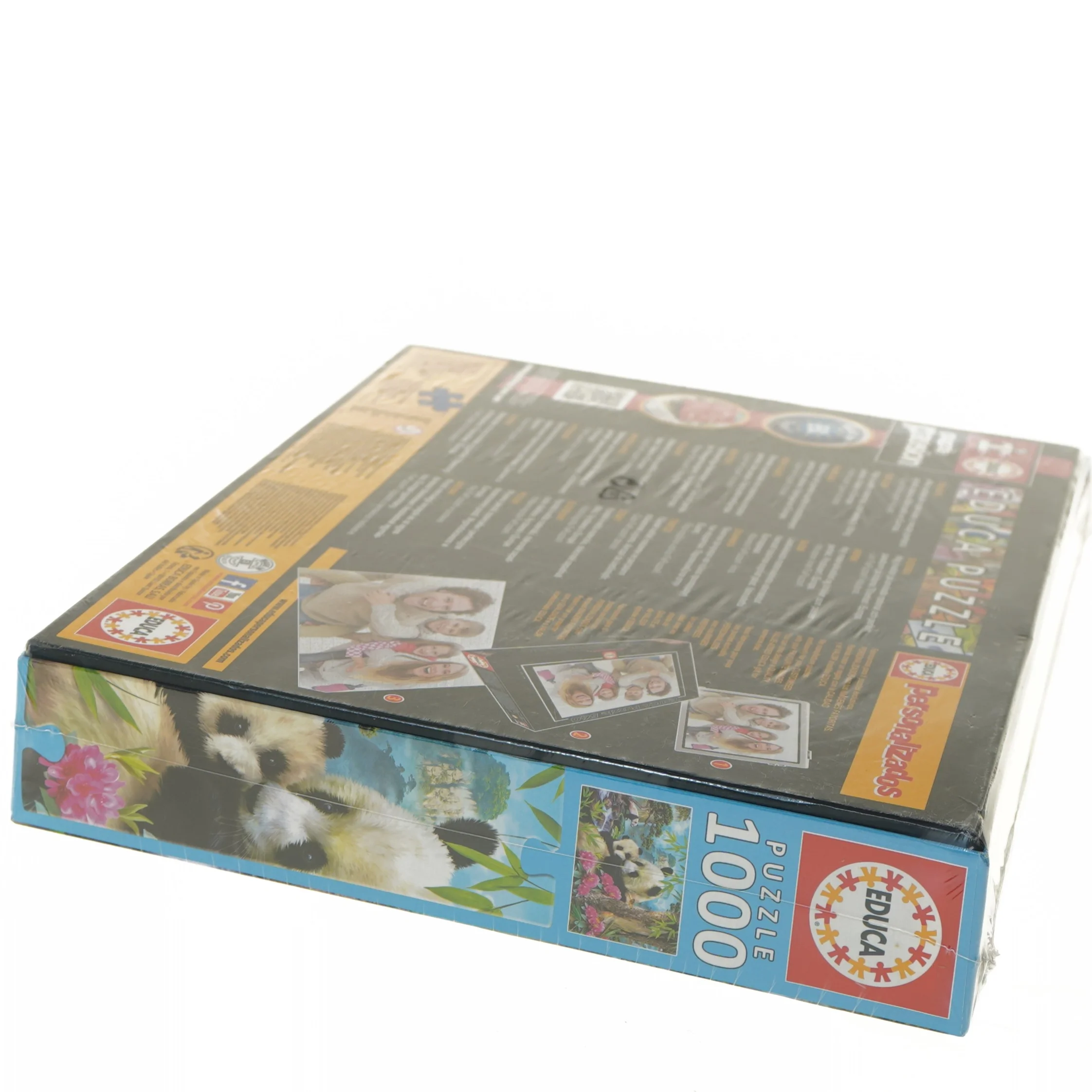 Educa panda puslespil 1000 brikker fra Educa (str. 6x27x37 cm)