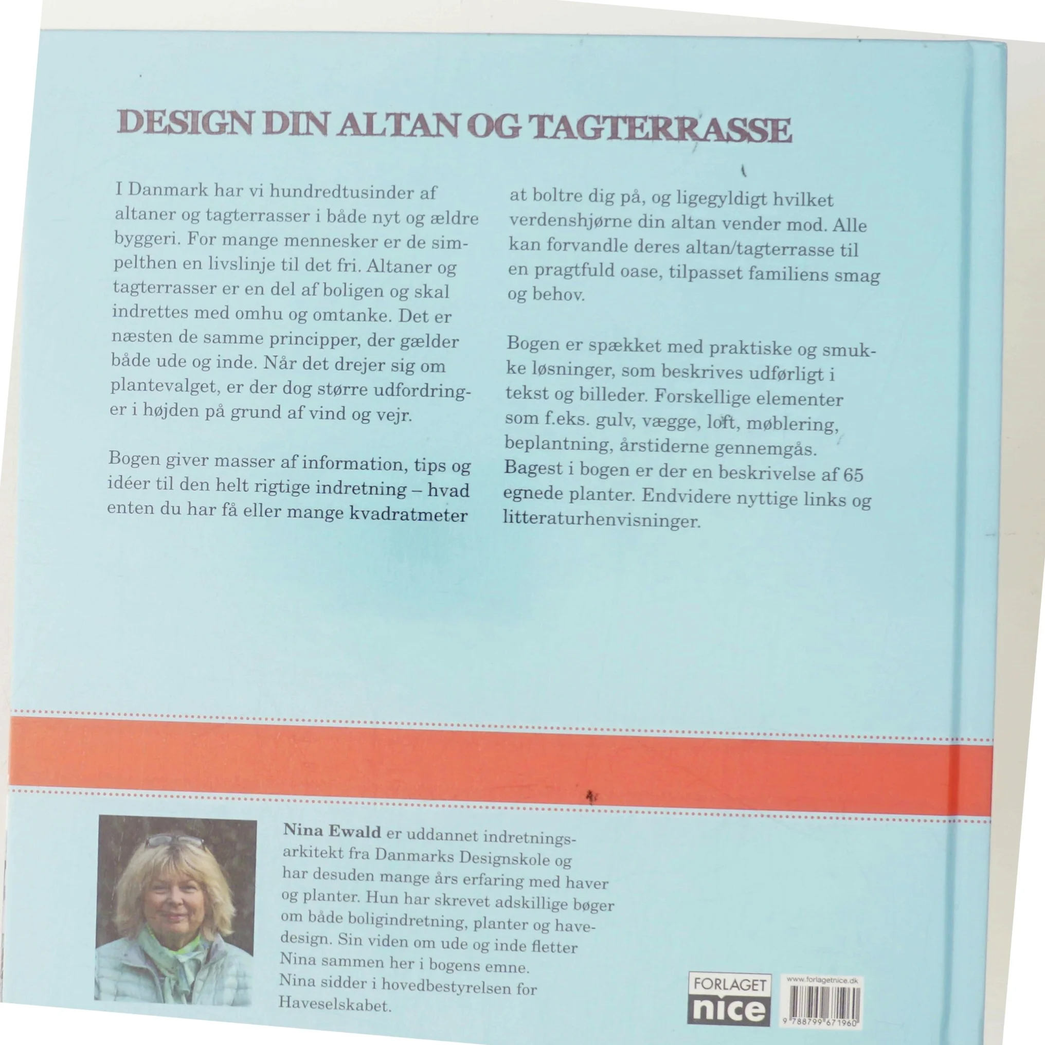 Design din altan og tagterrasse af Nina Ewald (Bog)