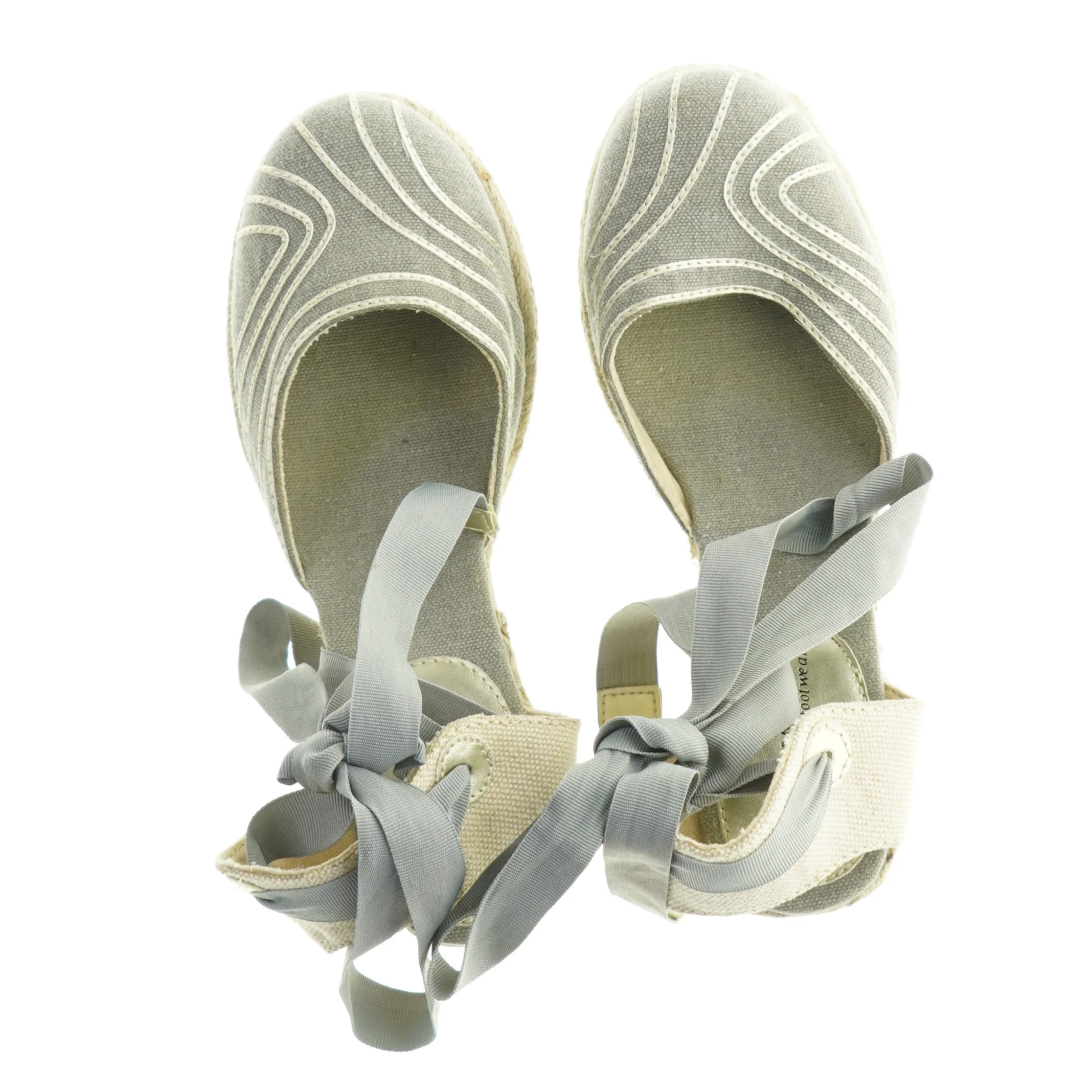 Espadrillos med bånd fra NowOn (str. 37)