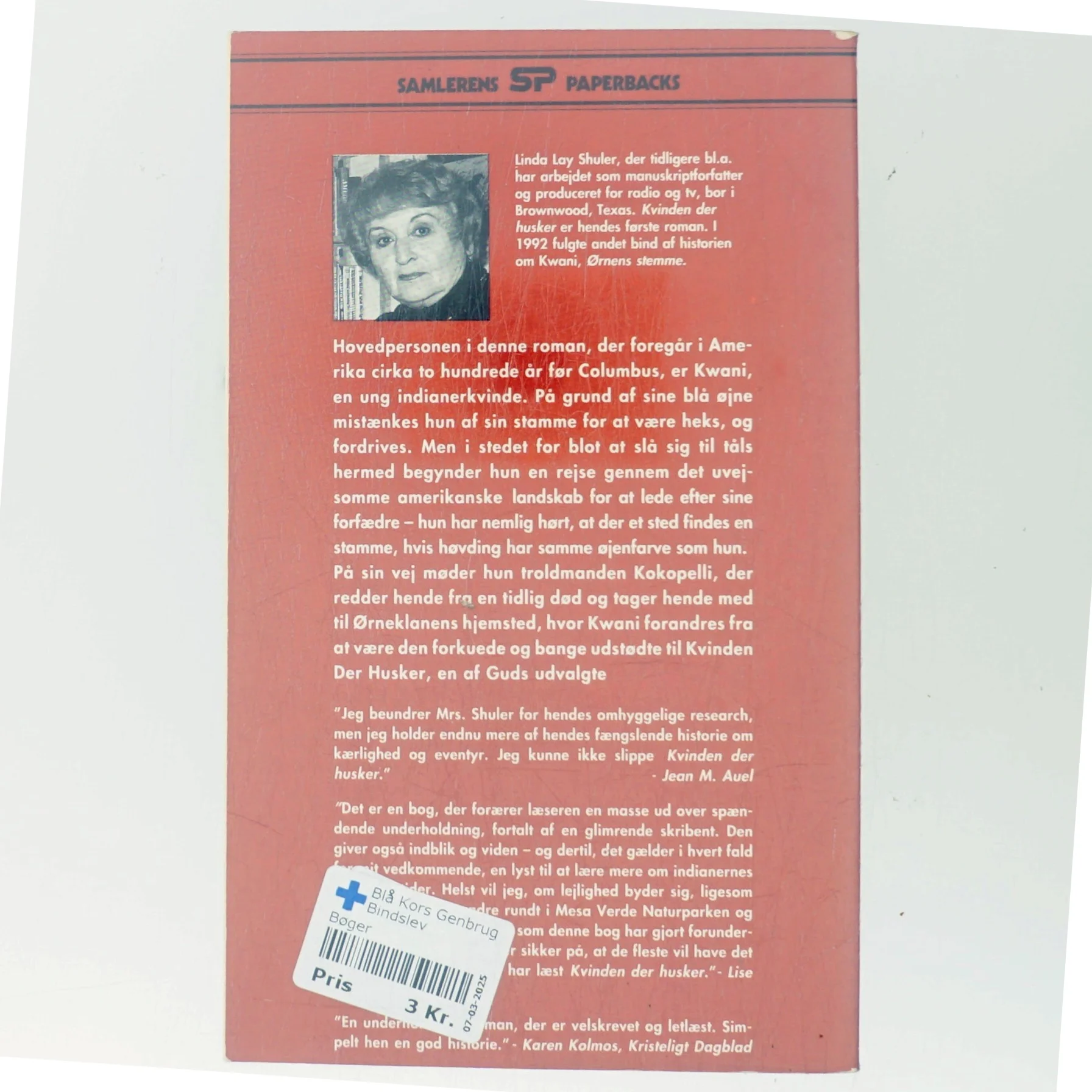 Kvinden der Husker af Linda Lay Shuler (Bog)