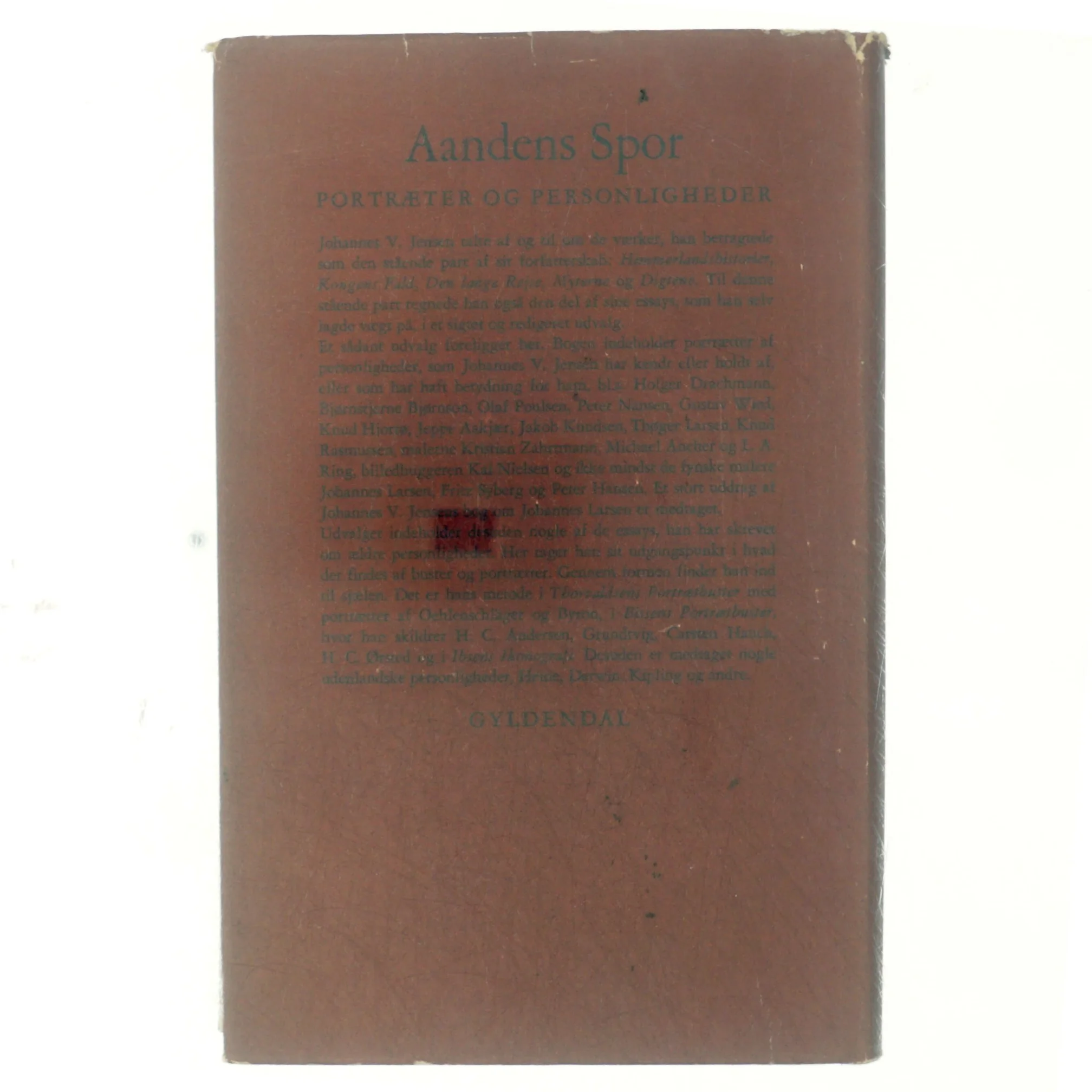 Åndens spor af Johannes v. Jensen (bog)