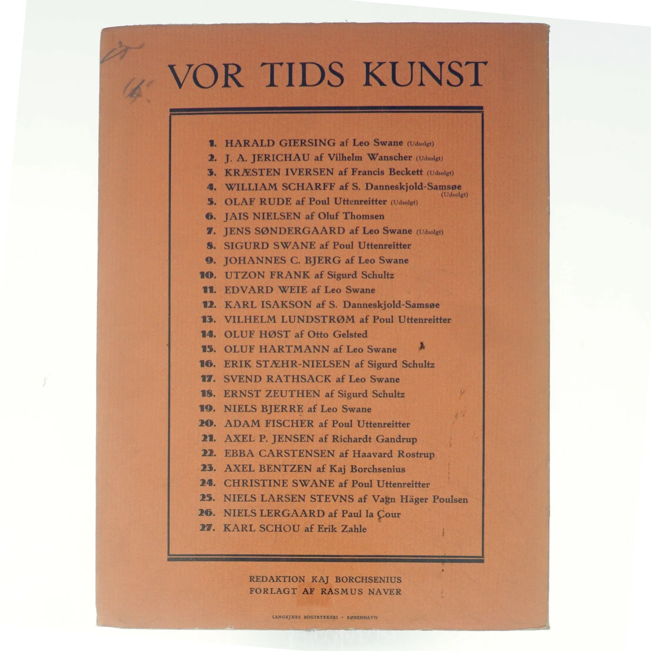 Karl Schou af Erik Zahle (bog)