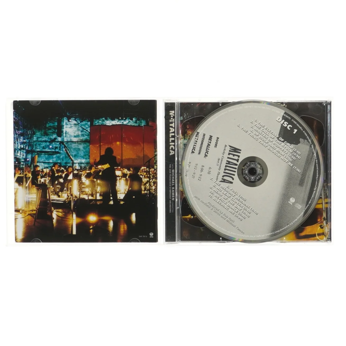 Metallica S&M CD album fra Metallica