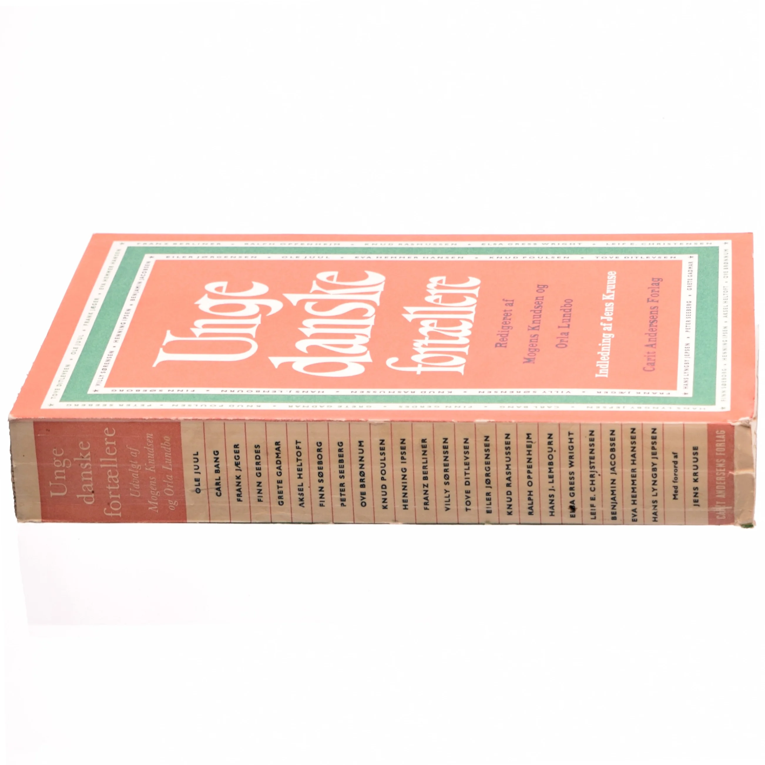 Unge danske fortællere af Mogens Knudsen og Orla Lundbo (bog)