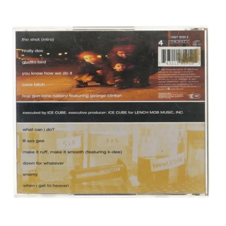Ice Cube 'Lethal Injection' CD album fra 4th & Broadway Records