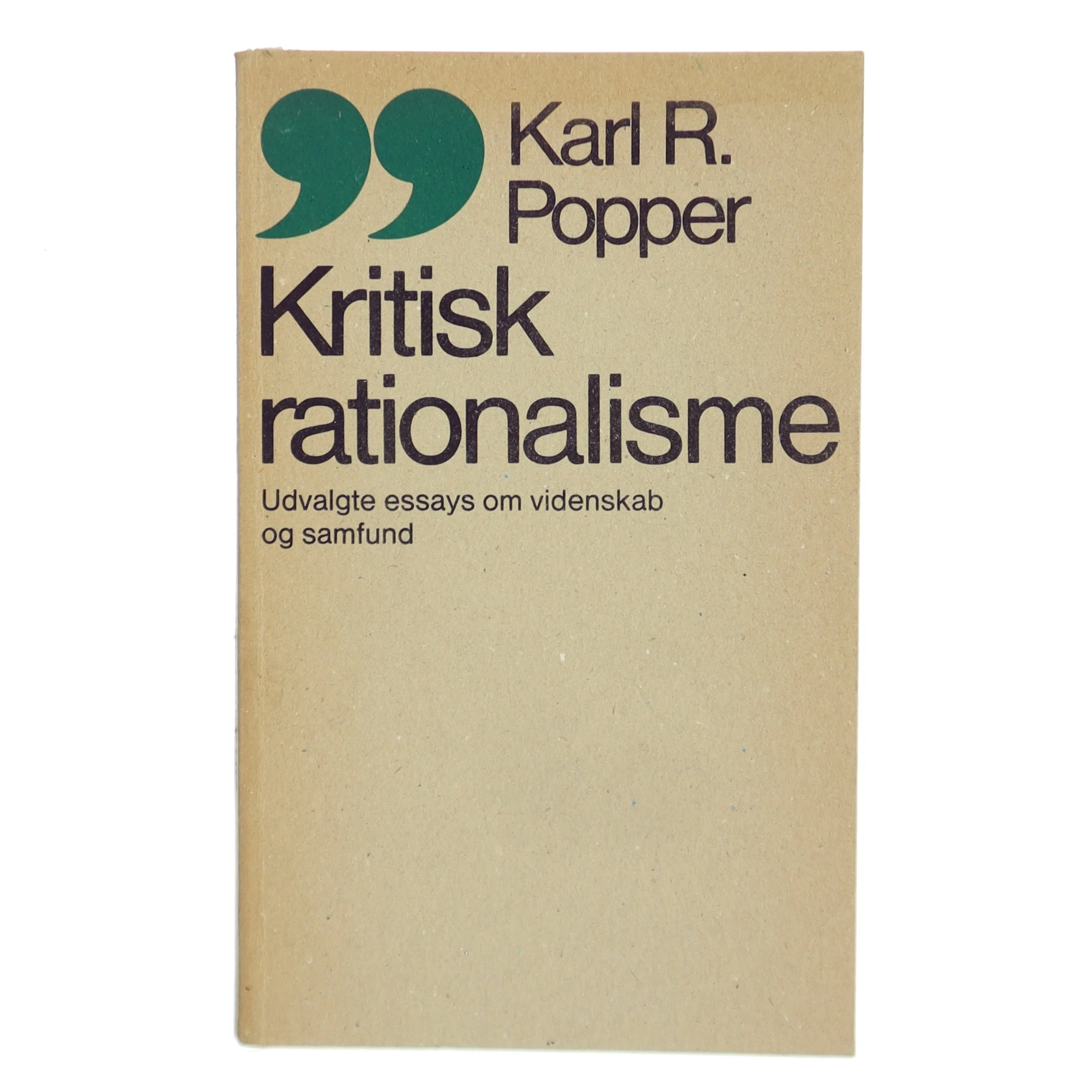 Kritisk rationalisme af Karl R. Popper (Bog)