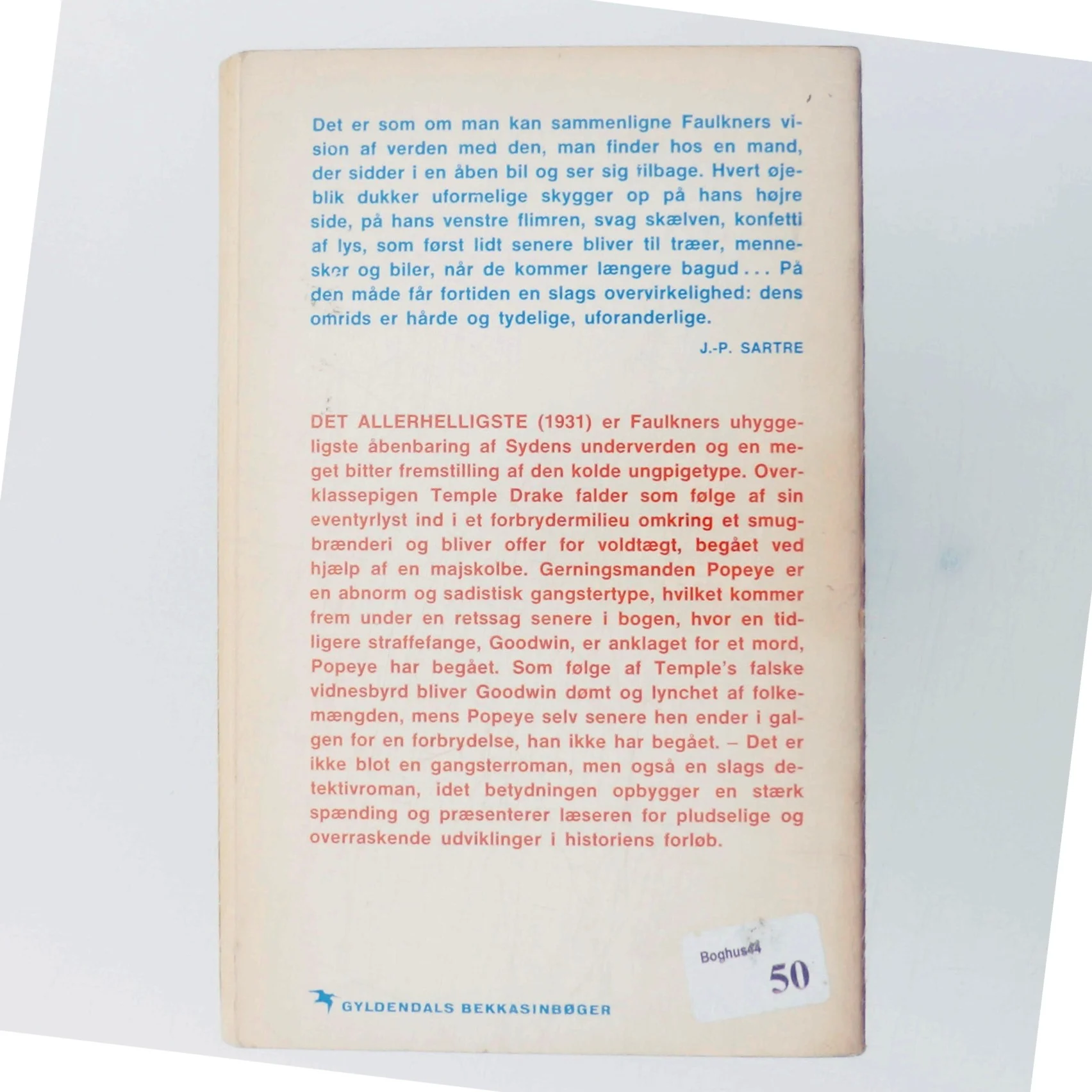 Det Allerhelligste af William Faulkner (Bog)