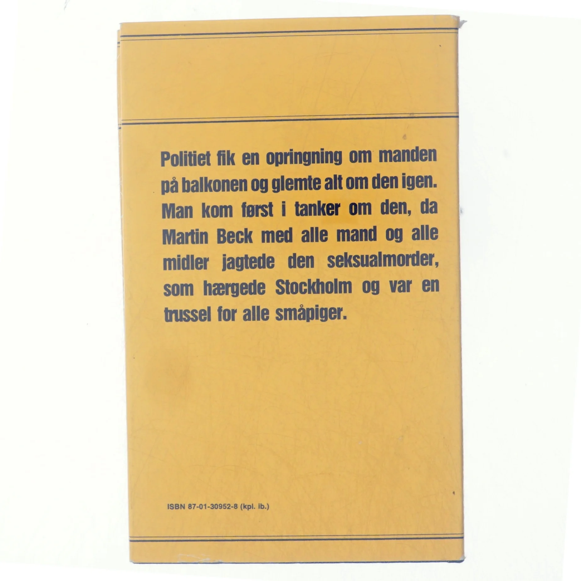 Manden på balkonen af Maj Sjöwall og Pär Wahlöö¨(bog)