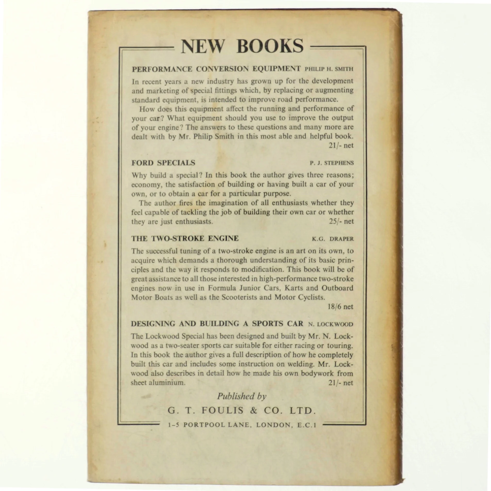 Tuning for Speed & Tuning for Economy af Philip H. Smith (bog)
