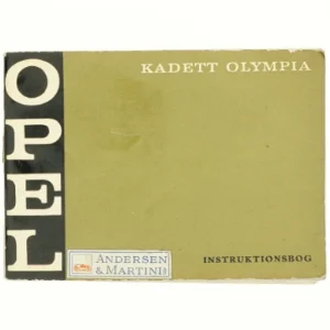 Kadett Olympis instruktionsbog (bog)