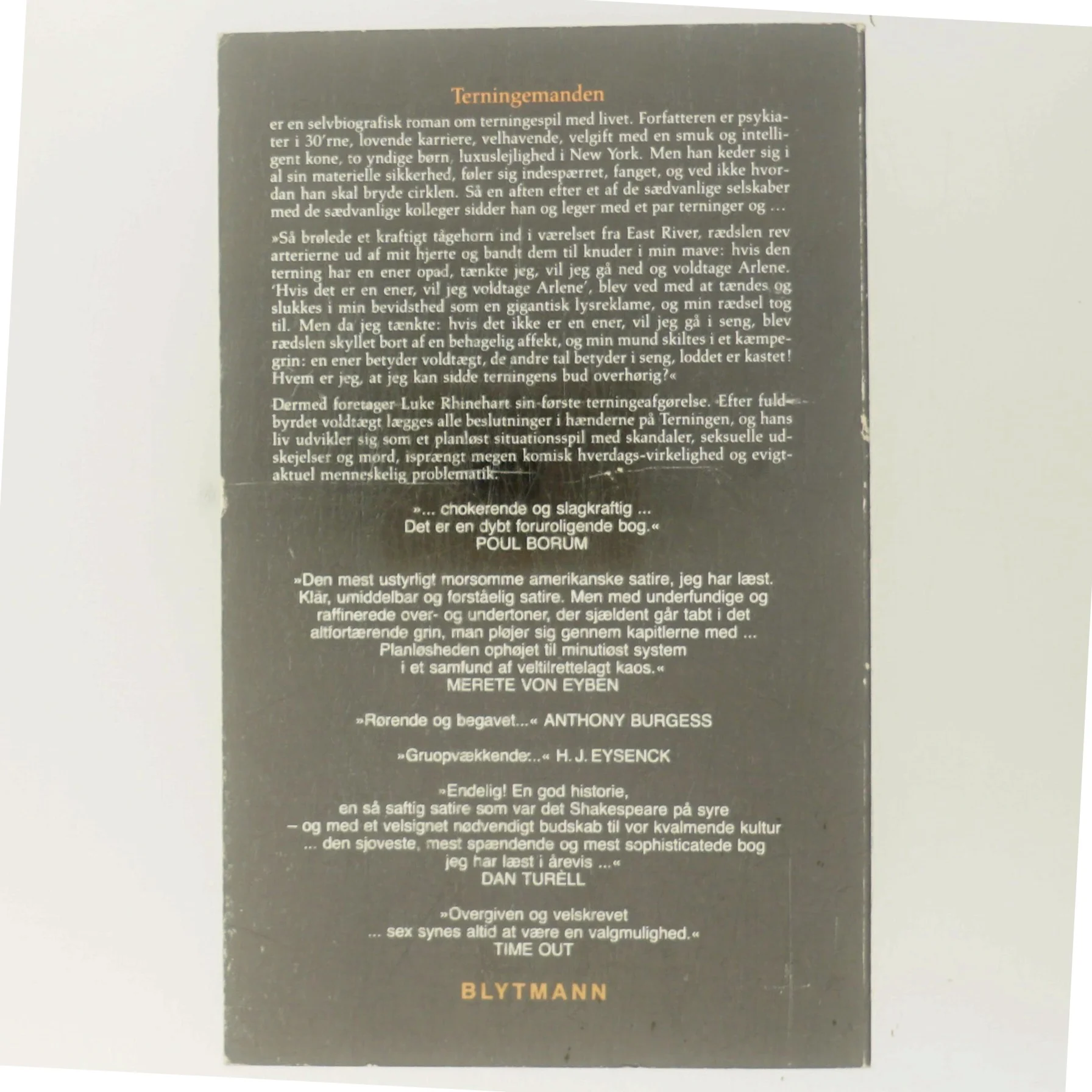 Terningemanden af Luke Rhinehart (Bog)