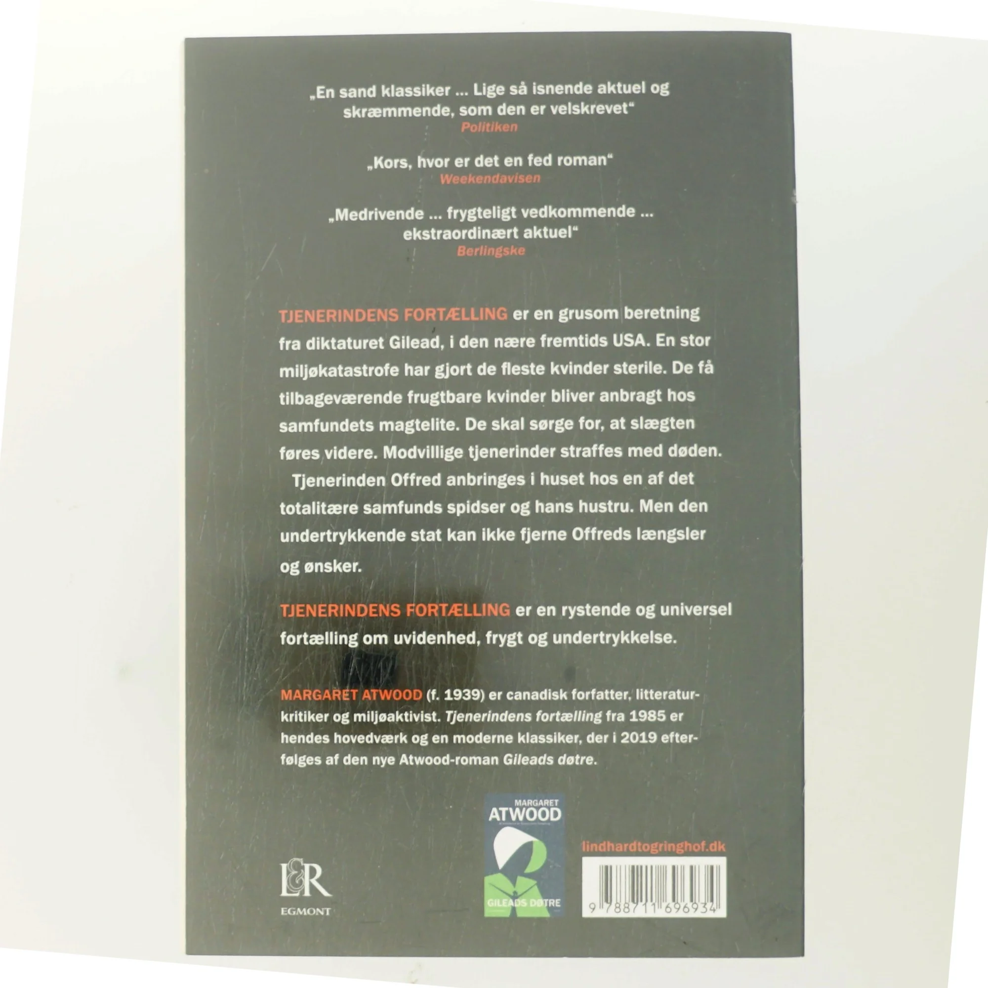 Tjenerindens fortælling af Margaret Atwood (Bog)