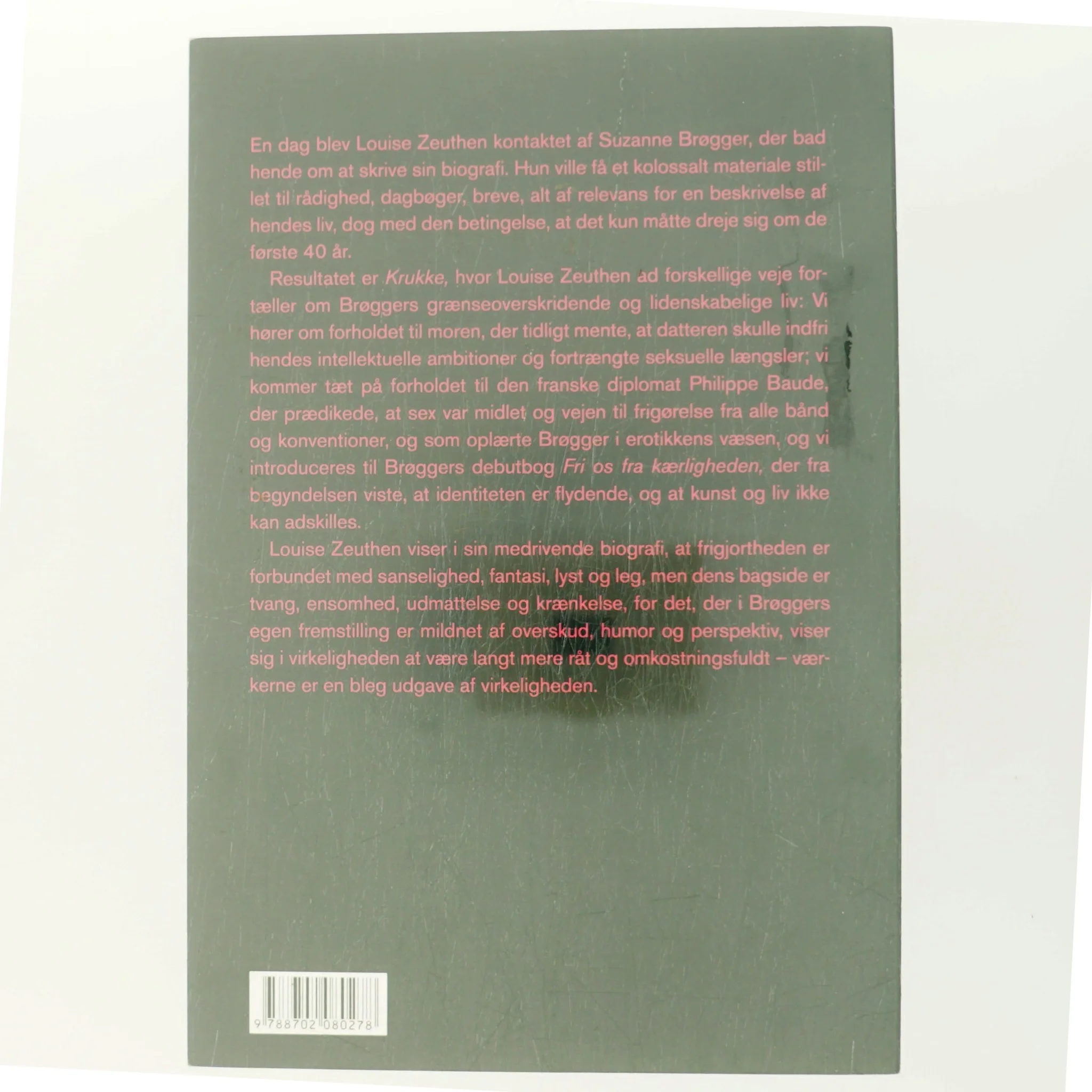 Krukke : en biografi om Suzanne Brøgger af Louise Zeuthen (Bog)