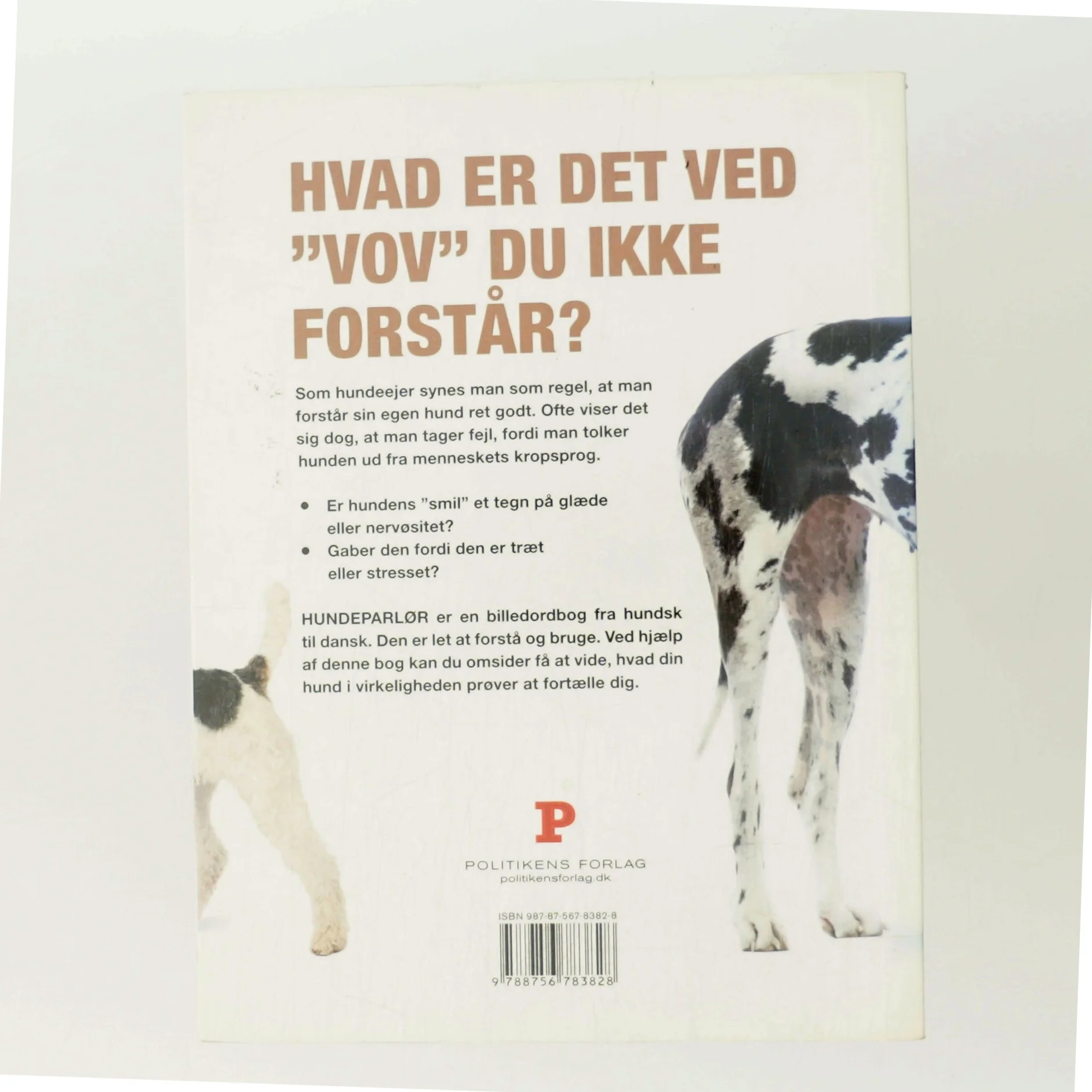 Hundeparlør : Politikens hundsk-dansk ordbog (Bog)