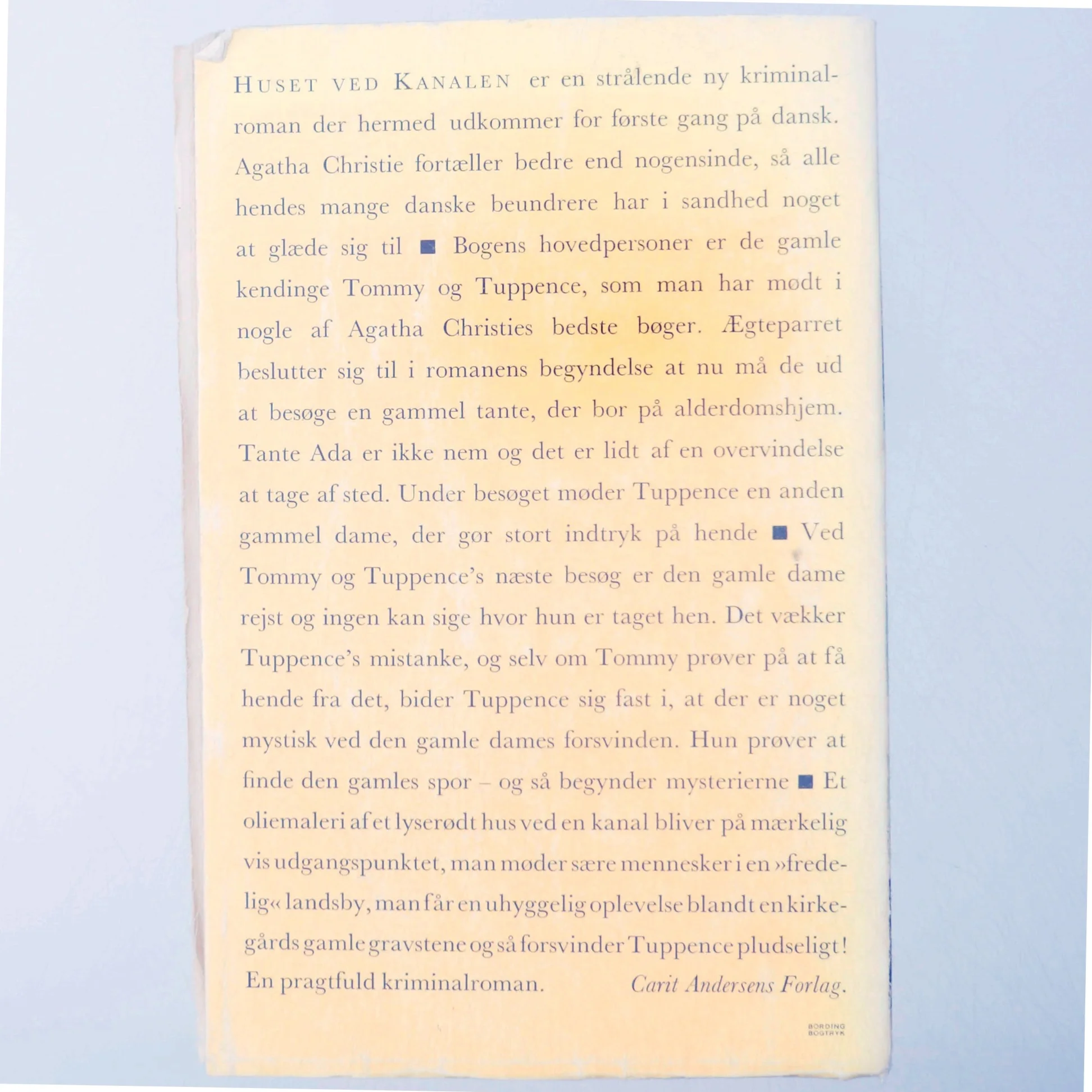 Agatha Christie: Huset ved kanalen