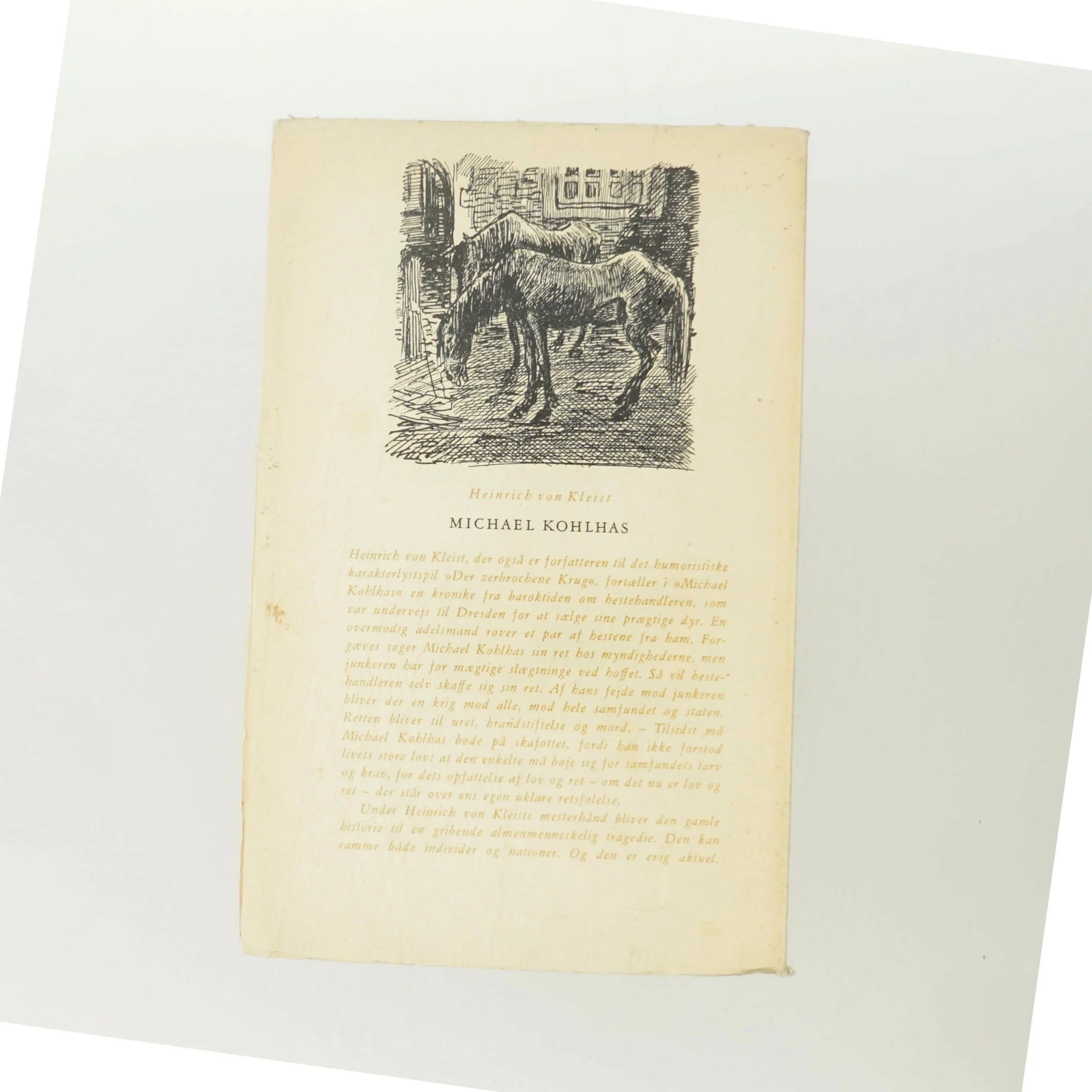 Michael Kohlhas af Heinrich von Kleist (Bog)