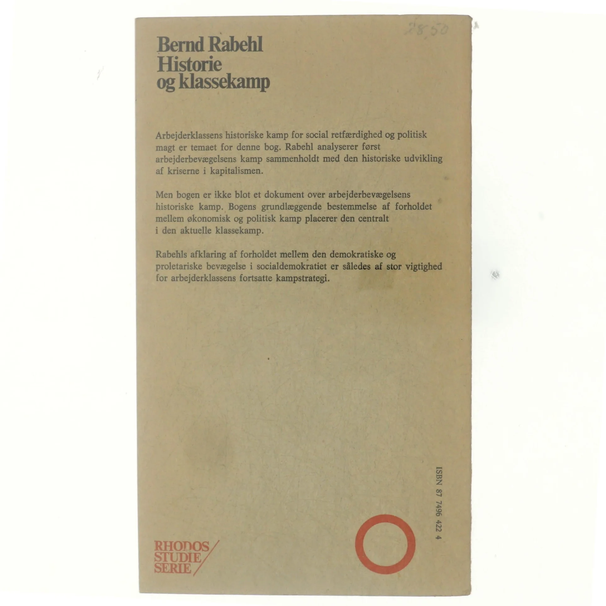 Historie og klassekamp af Bernd Rabehl (bog)