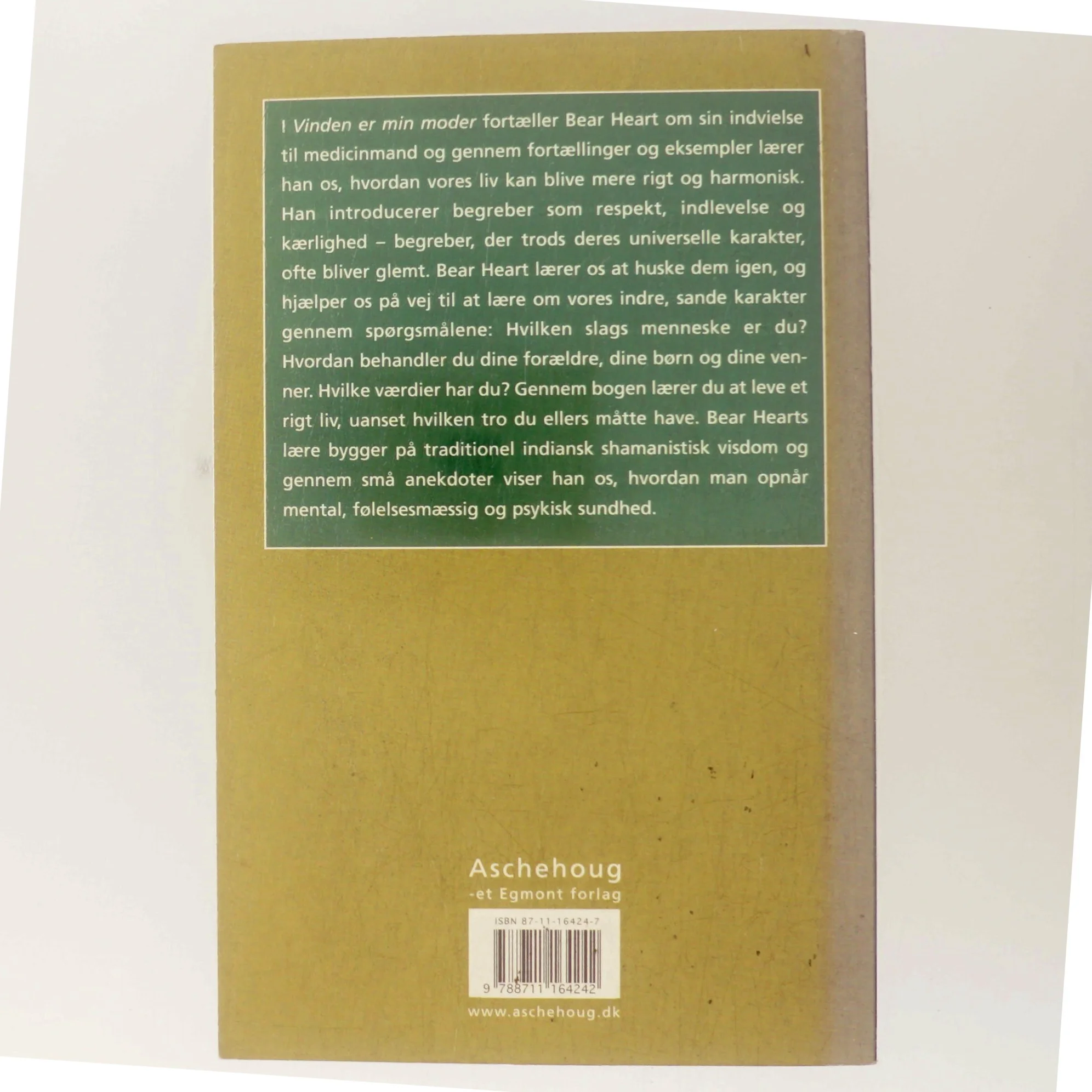 Vinden er min moder : en indiansk shamans liv og visdom af Bear Heart (Bog)