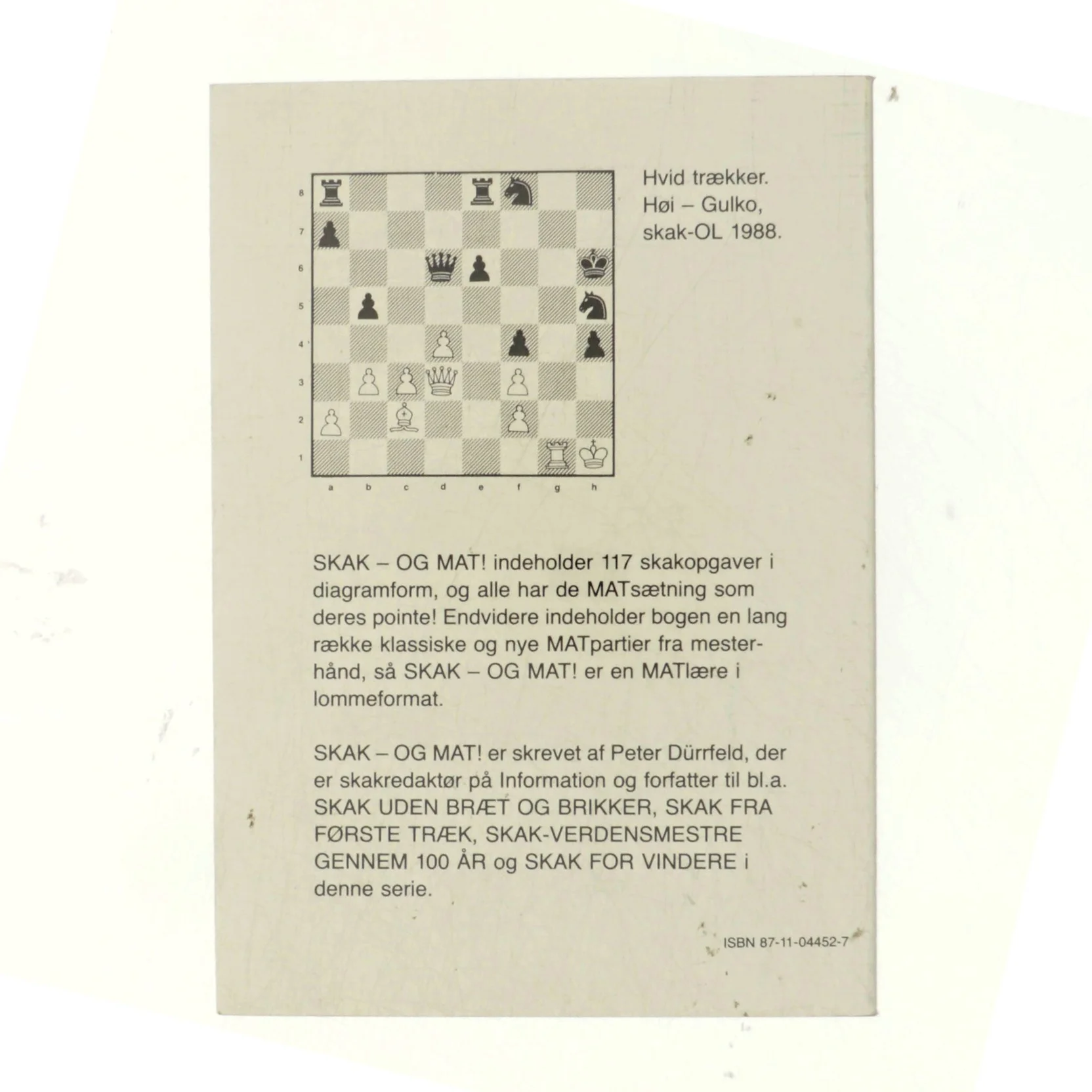 Skak - og mat! af Peter Dürrfeld (bog)