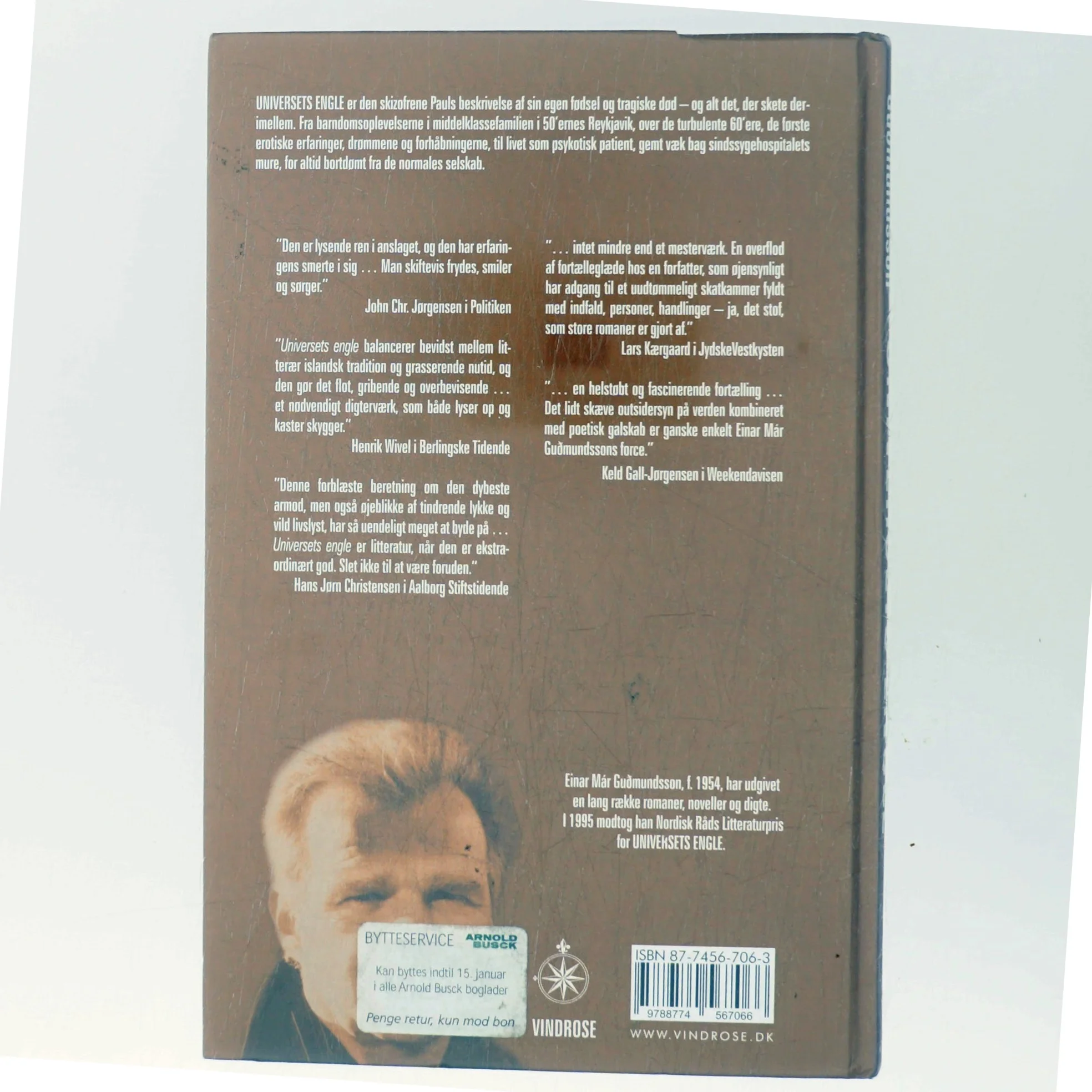 Universets engle : roman af Einar Már Guðmundsson (Bog)