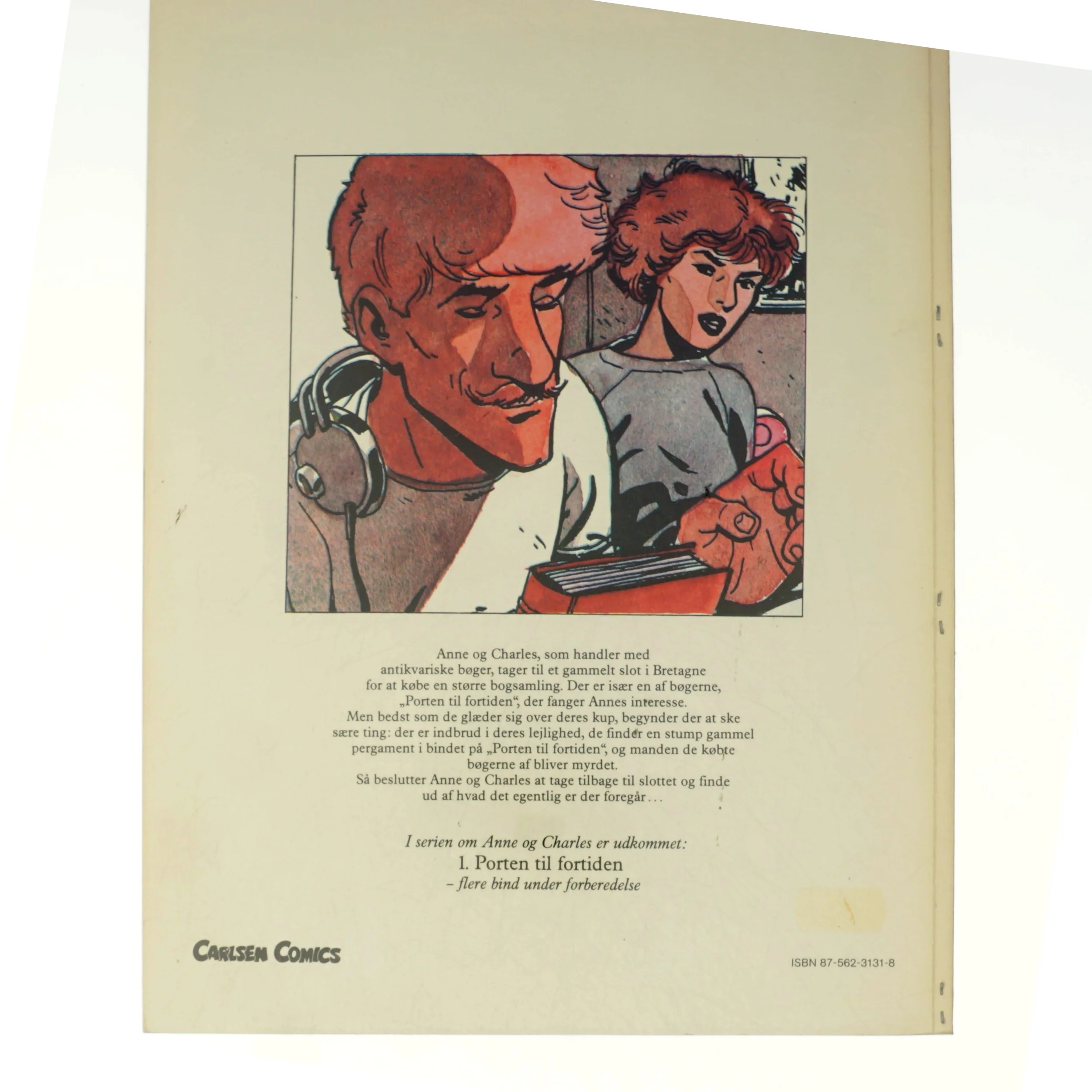 Anne og Charles nr. 1: Porten til fortiden af Rodolphe og Jacques Ferrandez (tegneserie)
