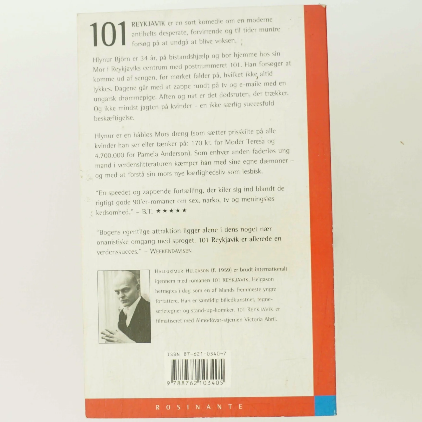 101 Reykjavik af Hallgrímur Helgason (Bog)