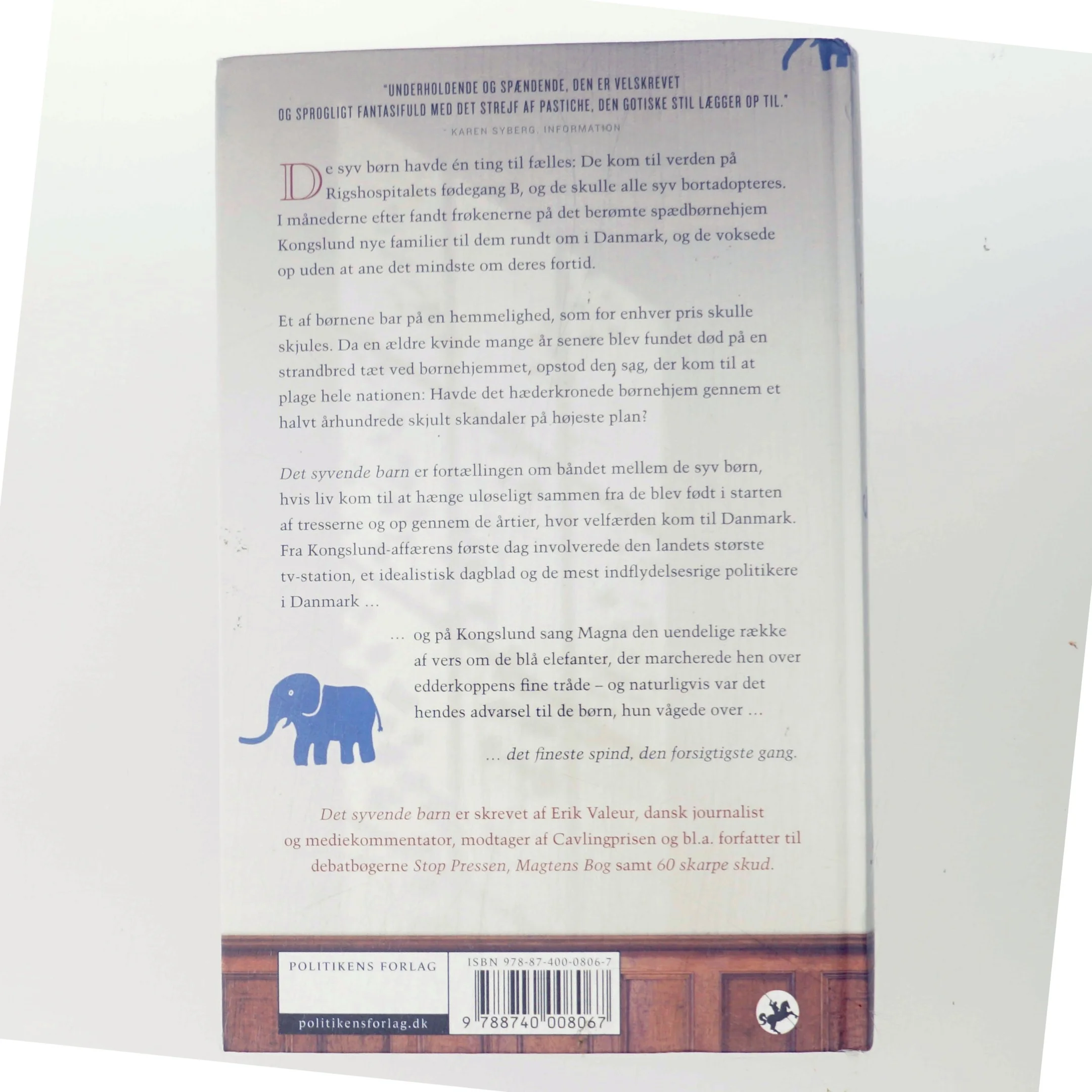 Det syvende barn af Erik Valeur (Bog)