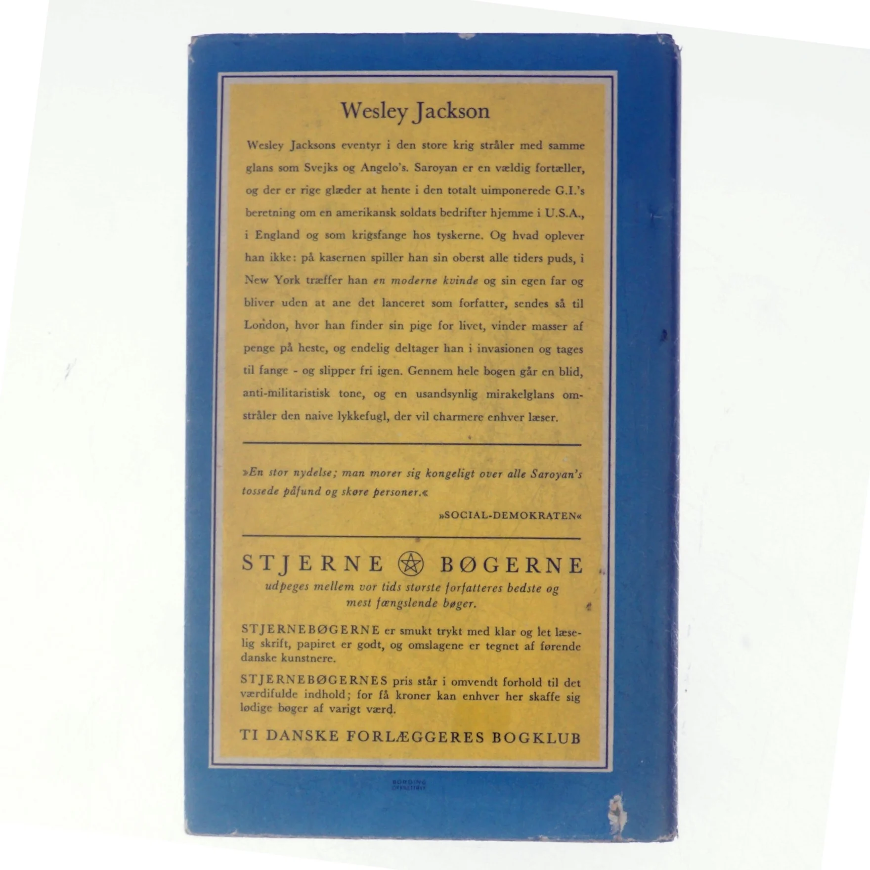 Wesley Jackson af William Saroyan (bog)