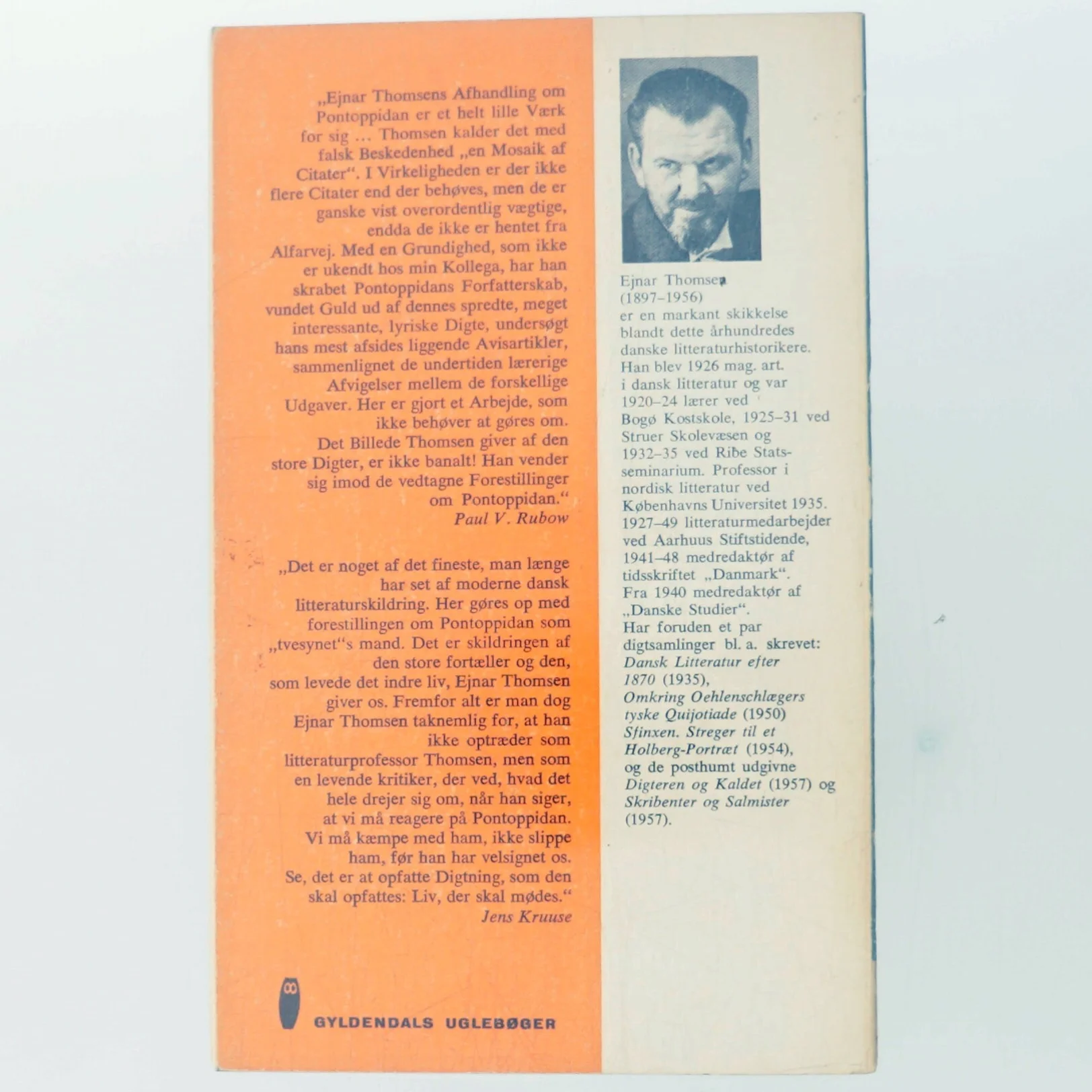 Henrik Pontoppidan af Ejnar Thomsen (Bog)