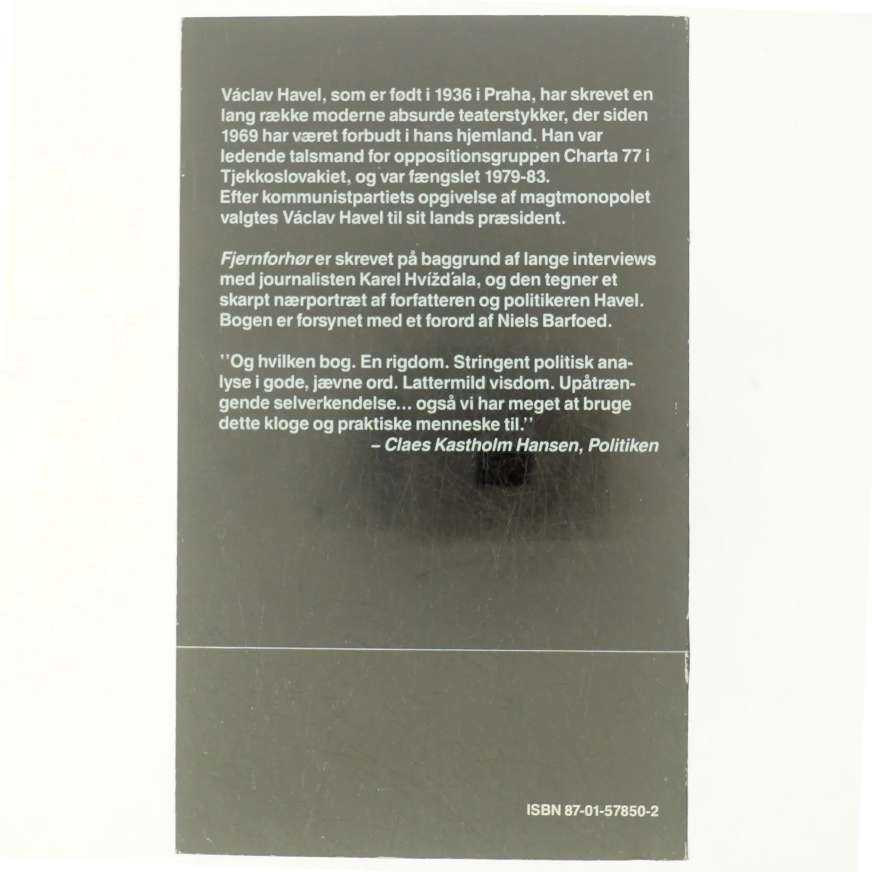 Fjernforhør af Vaclav Havel (bog)