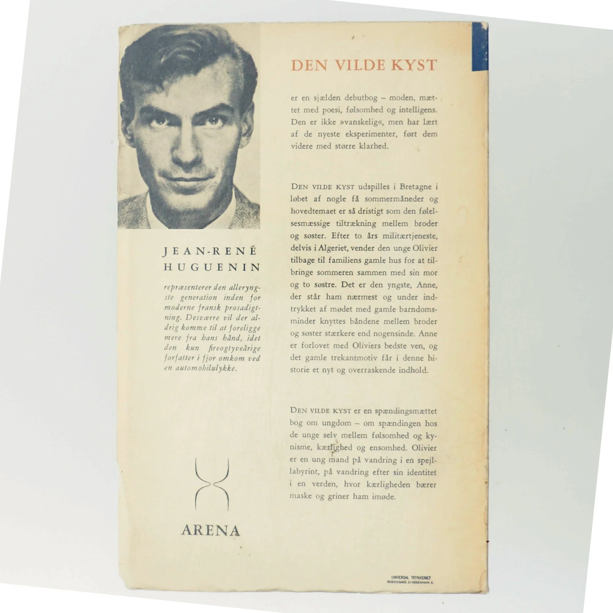 Den Vilde Kyst af Jean-René Huguenin (Bog)