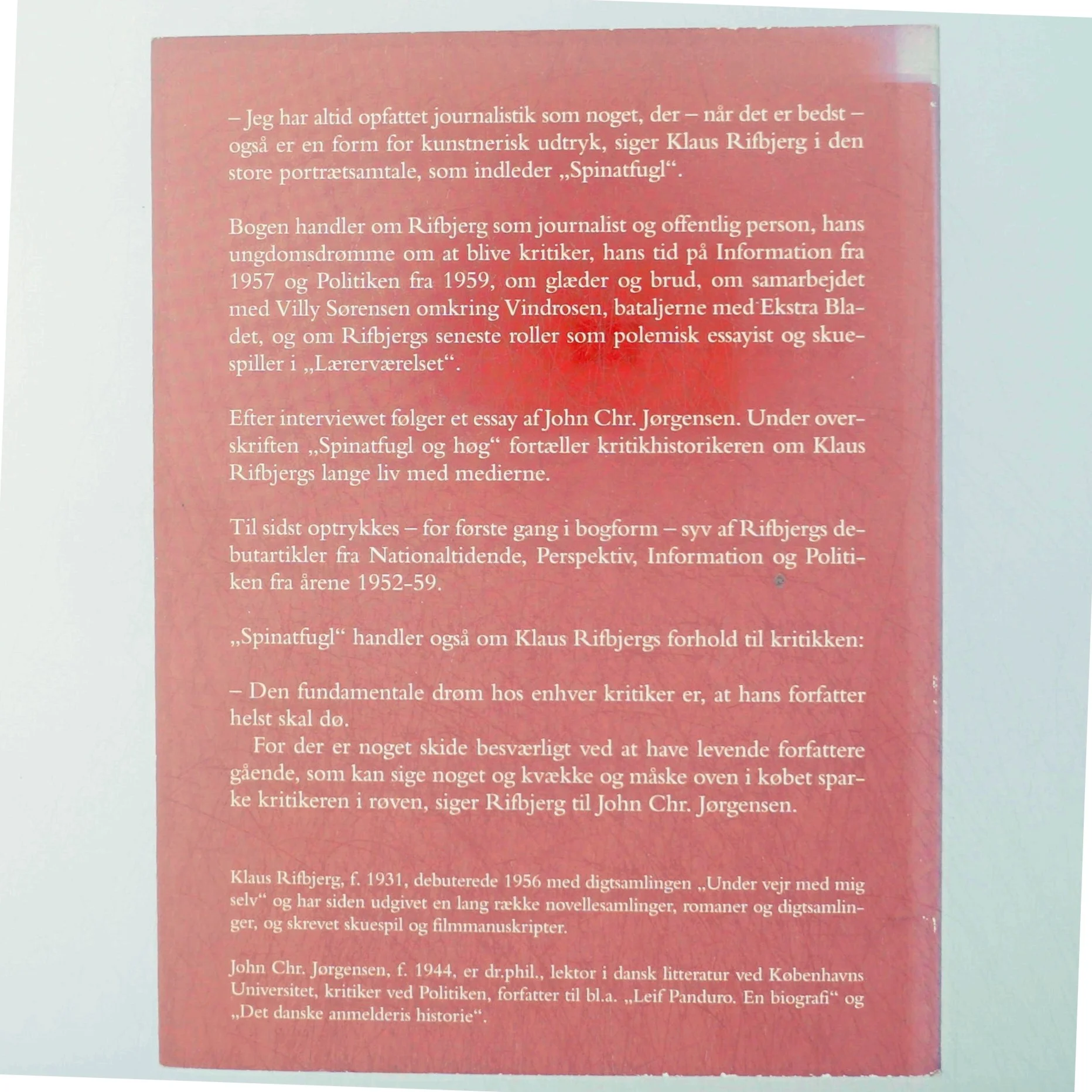 John Chr. Jørgensen: Spinatfugl